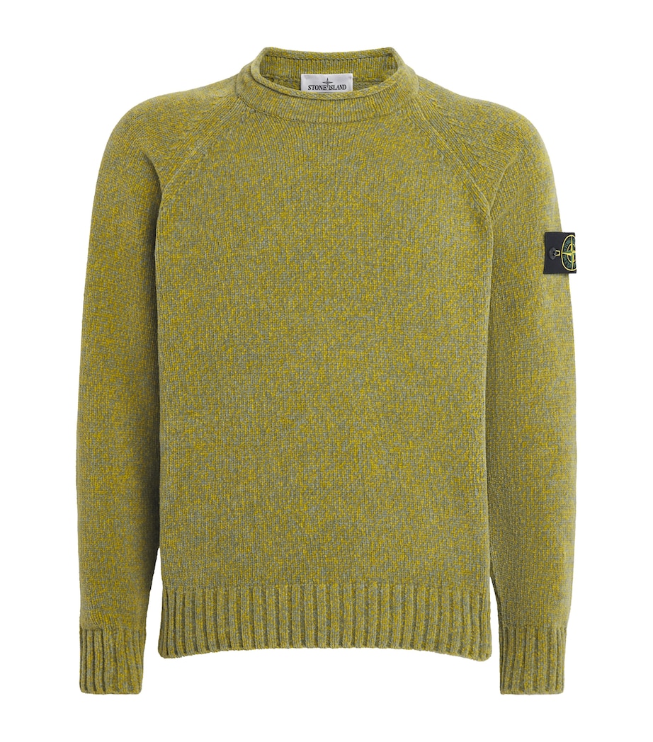 Stone Island Mens Cotton Mélange Sweater Image 1