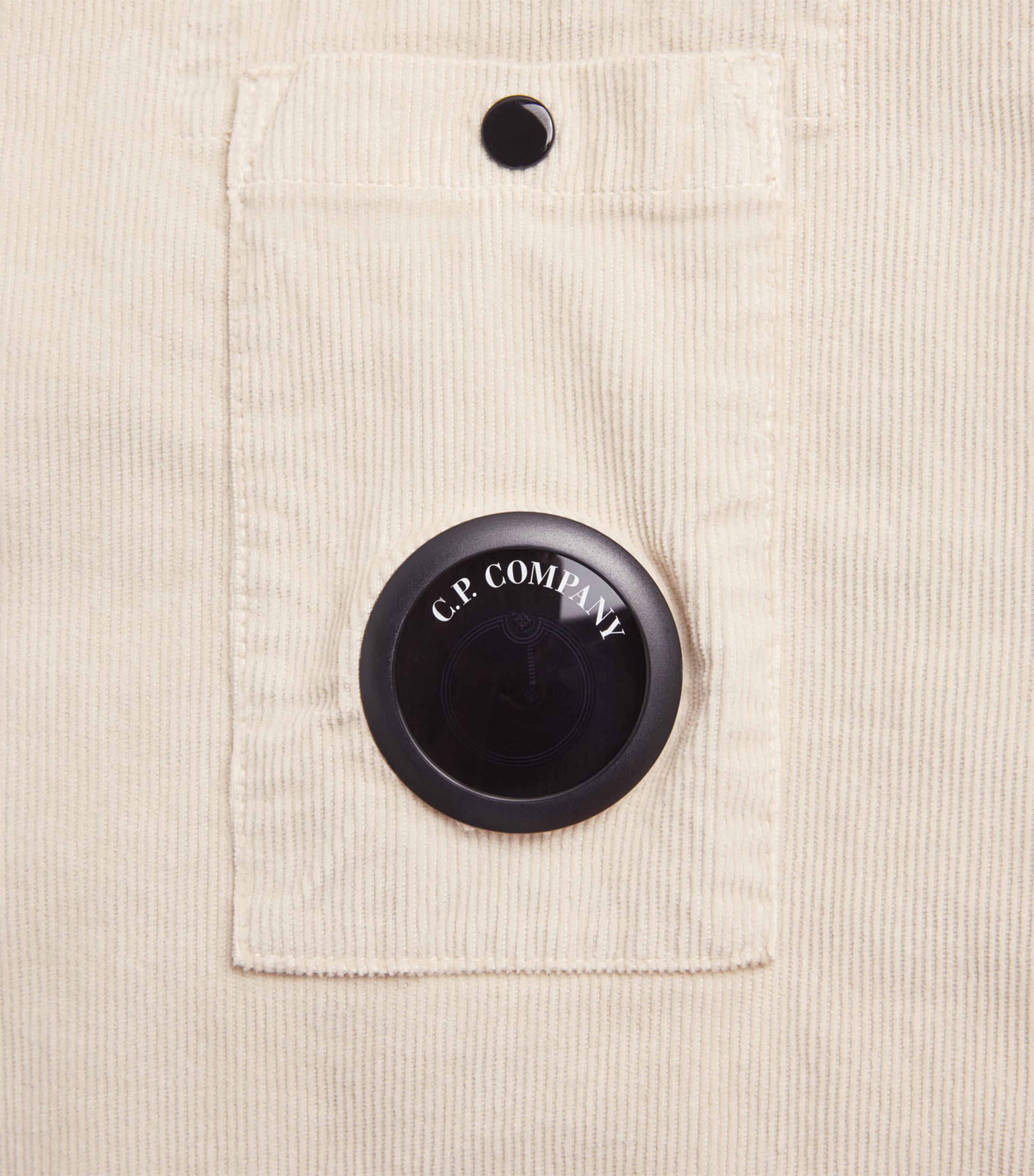 C.P. Company Mens Corduroy Lens Zip-Up Overshirt Image 6