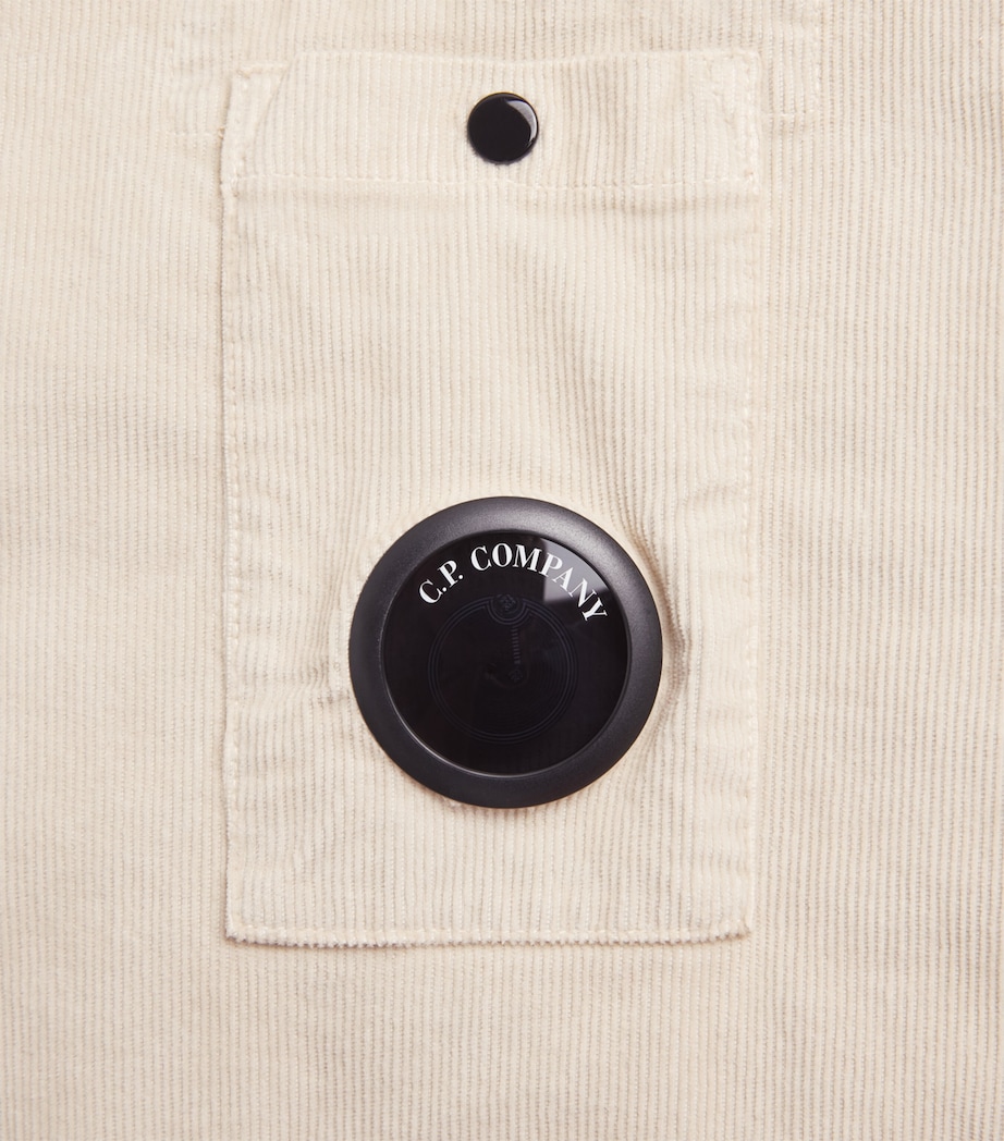 C.P. Company Mens Corduroy Lens Zip-Up Overshirt Image 6