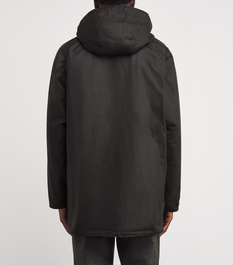 Wax Bedale Parka Coat OLIVE Image 4