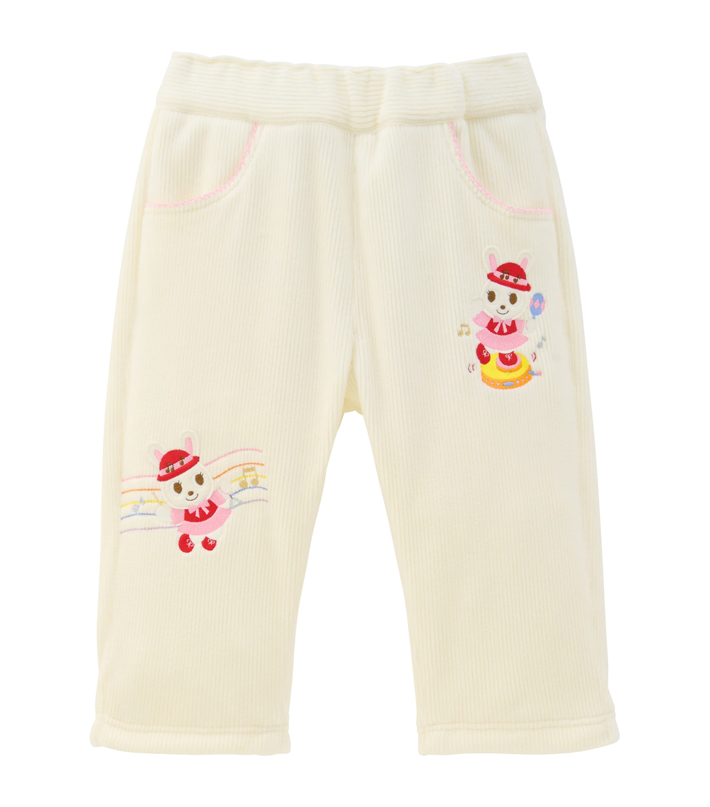 Miki House Corduroy Usako Logo Trousers (1-7 Years) Image 1