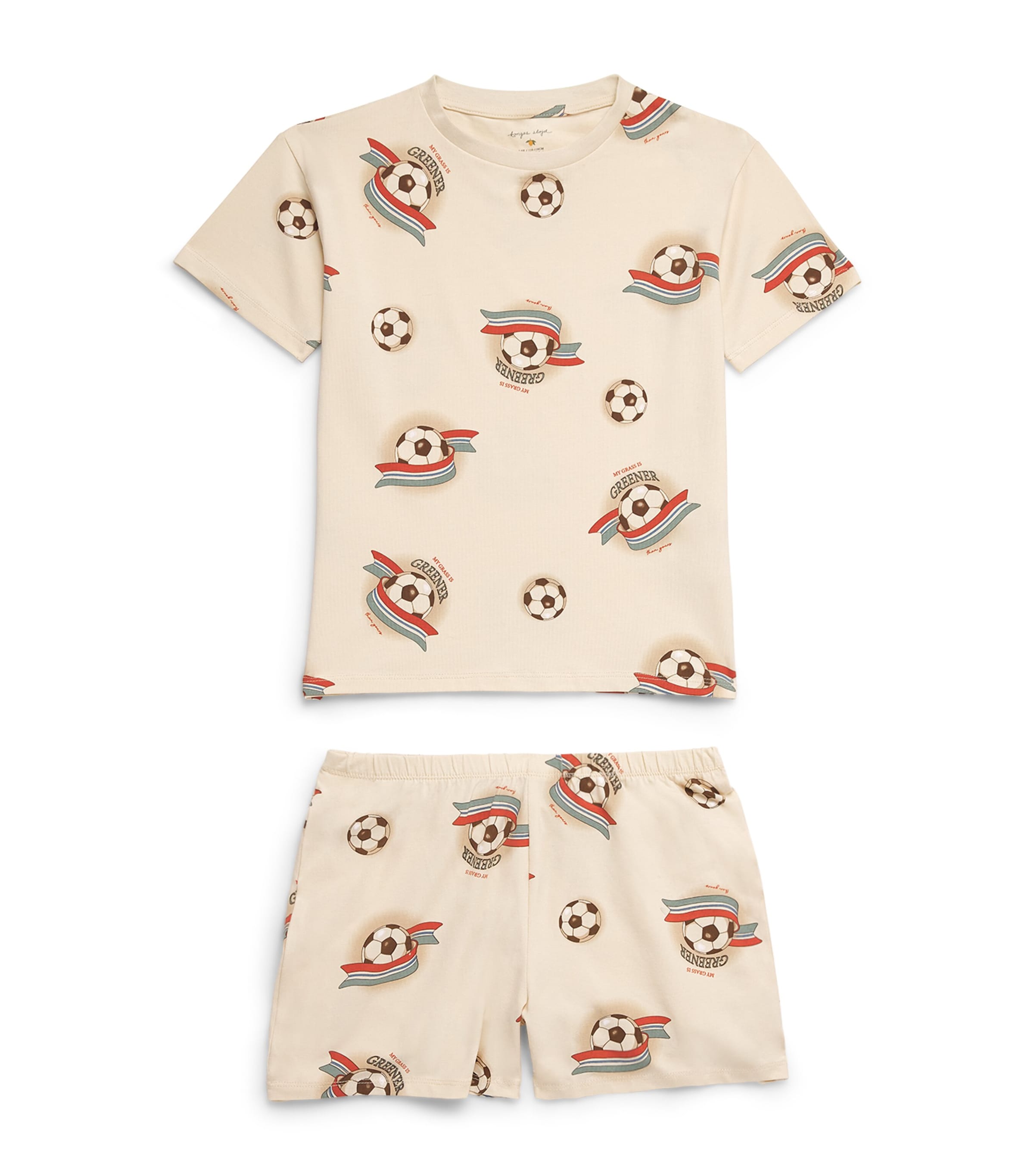 KONGES SLOJD ORGANIC COTTON T-SHIRT AND SHORTS SET 