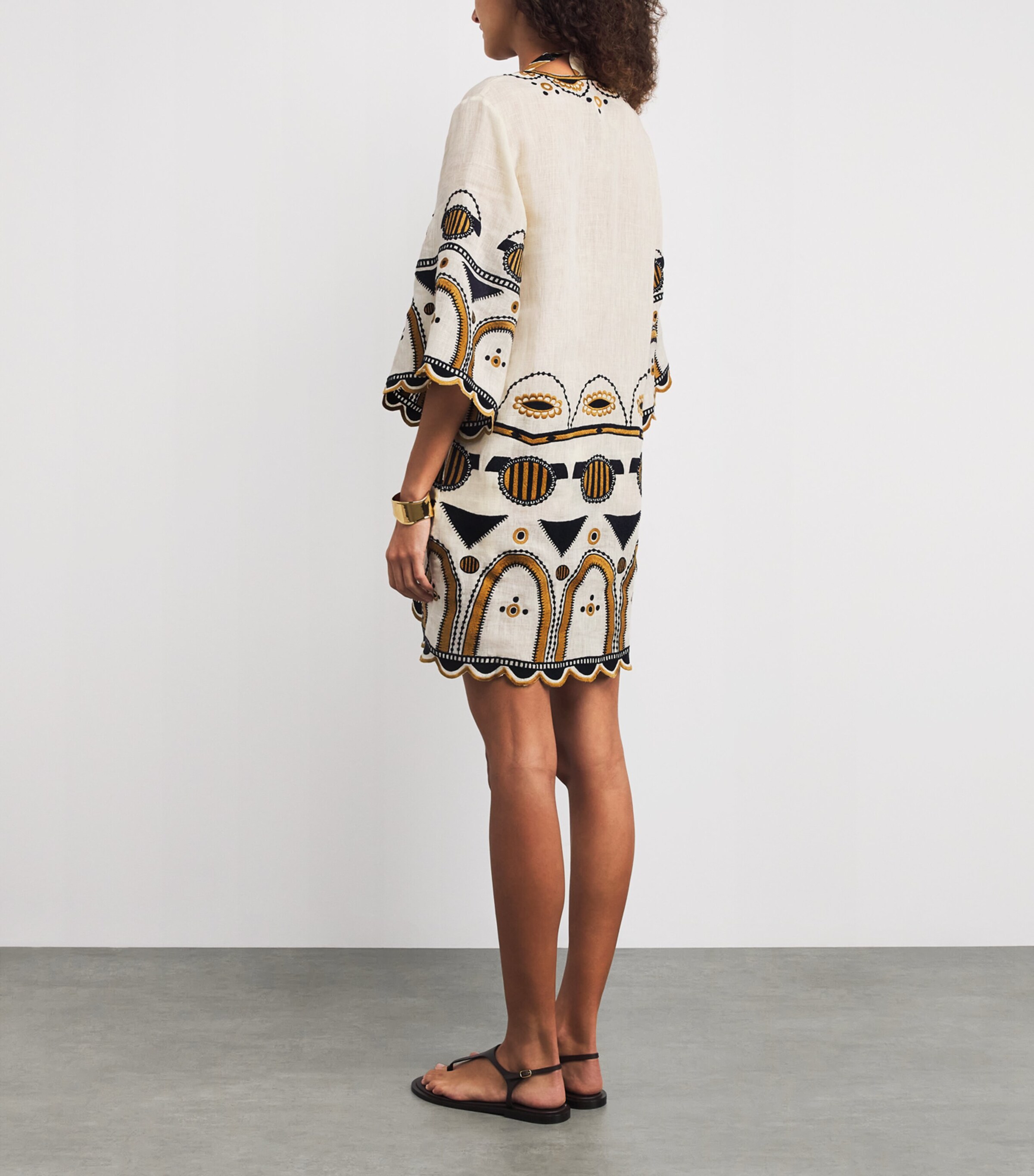 Linen Medallion Kaftan PERCALE Image 3