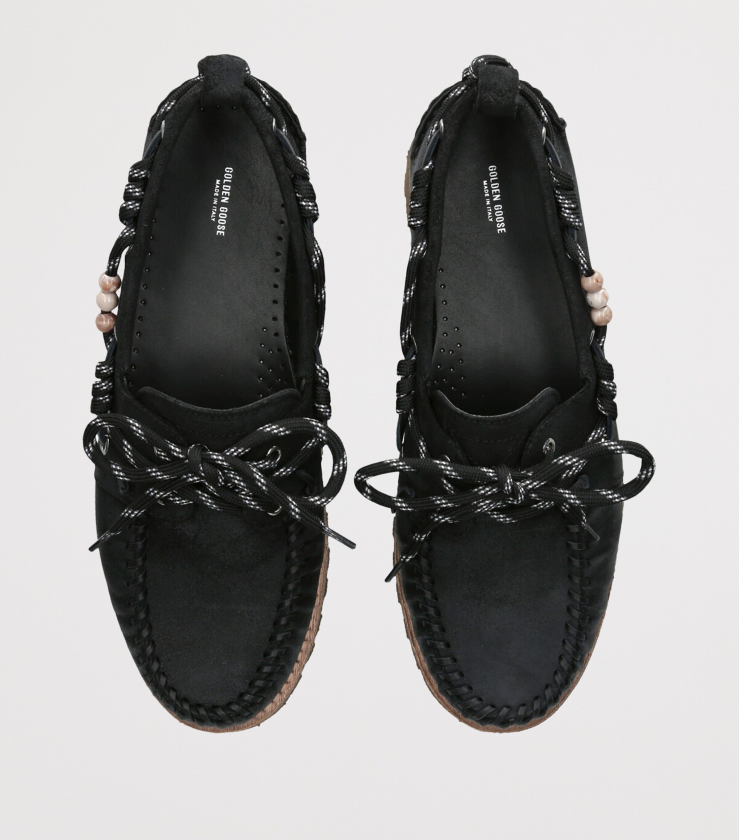 Golden Goose Suede Cruise Boat Shoes Black Image 4
