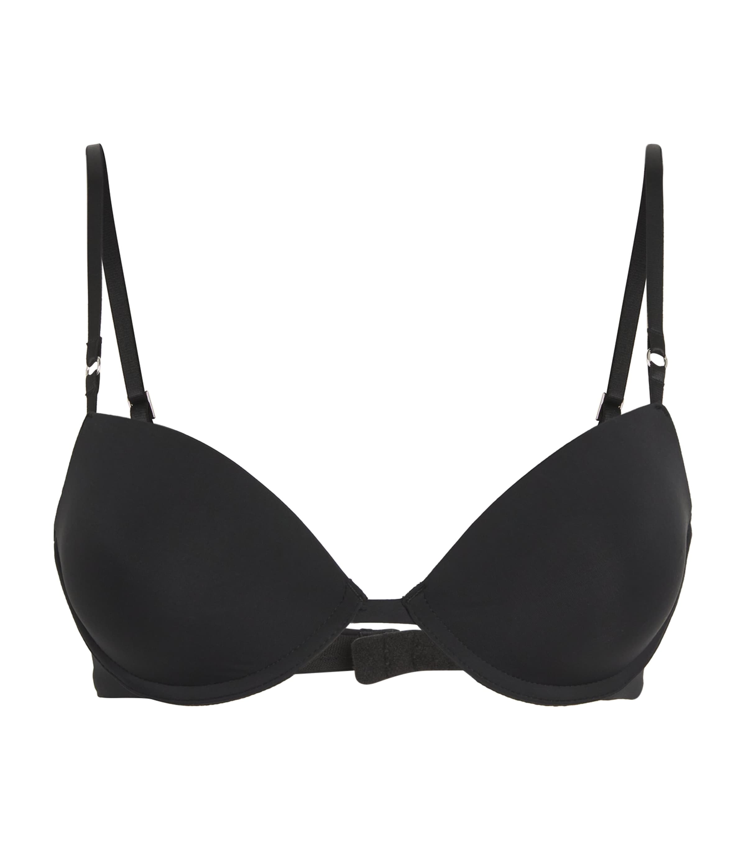 Calvin Klein Minimalist Demi-cup Bra In Black