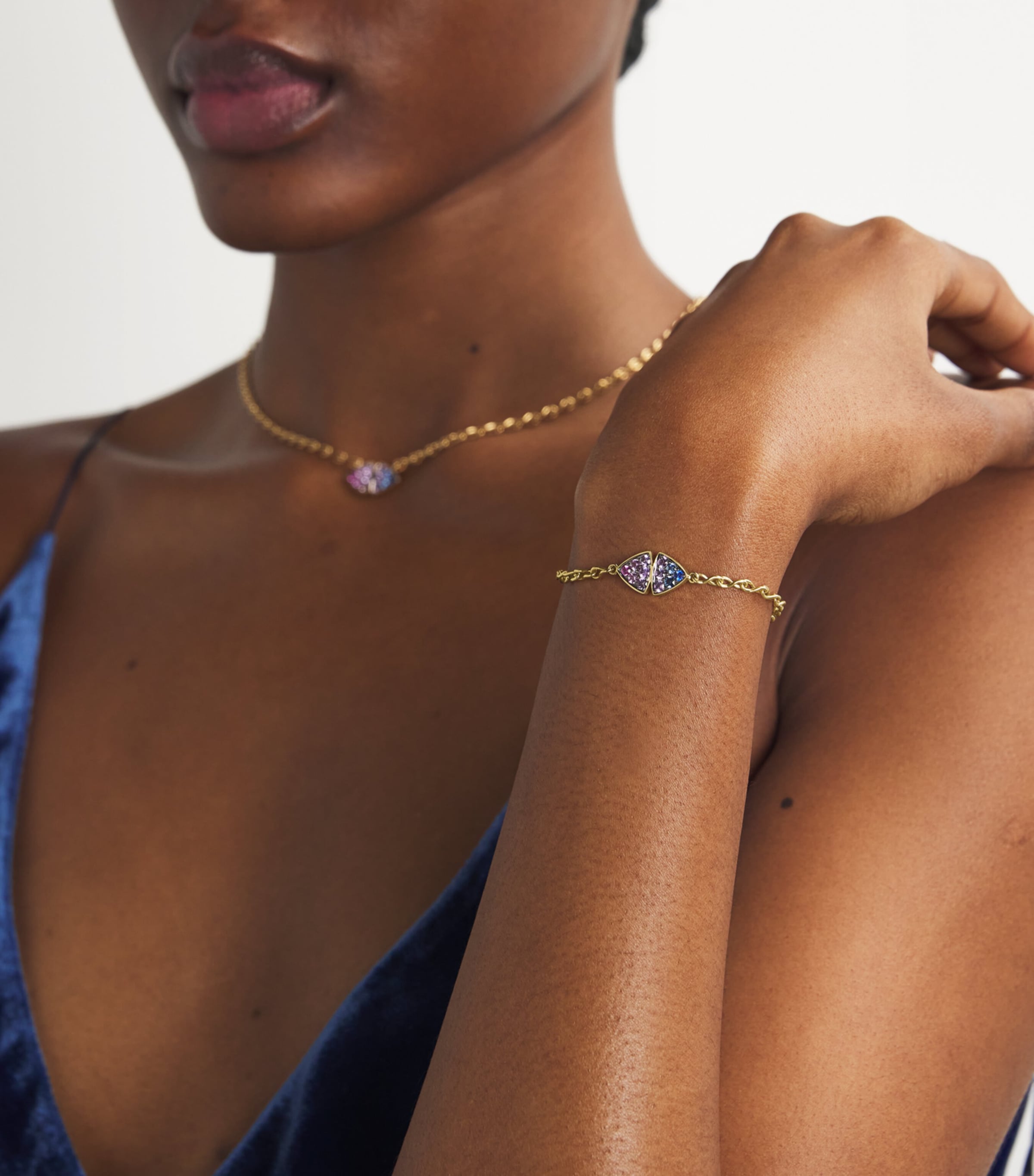 Yellow Gold and Sapphire Ombre Candy Sky Bracelet YELLOW GOLD Image 4