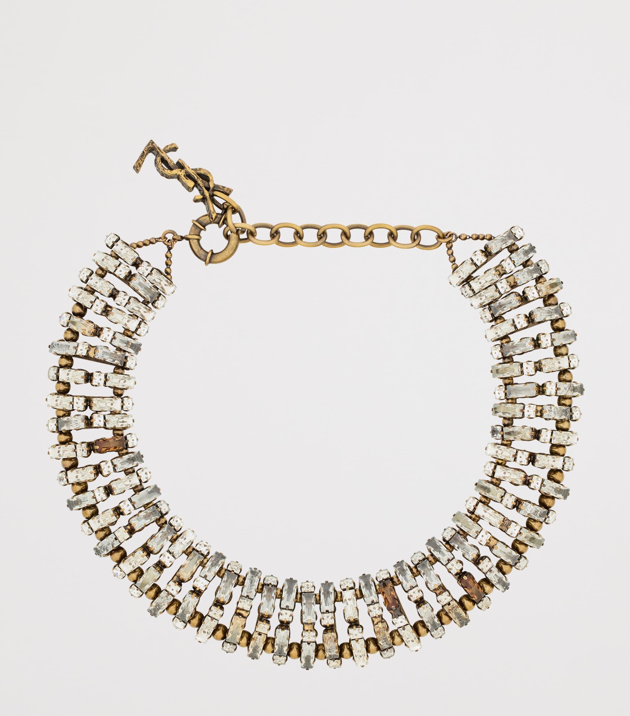 Saint Laurent Crystal-Embellished Necklace Image 2
