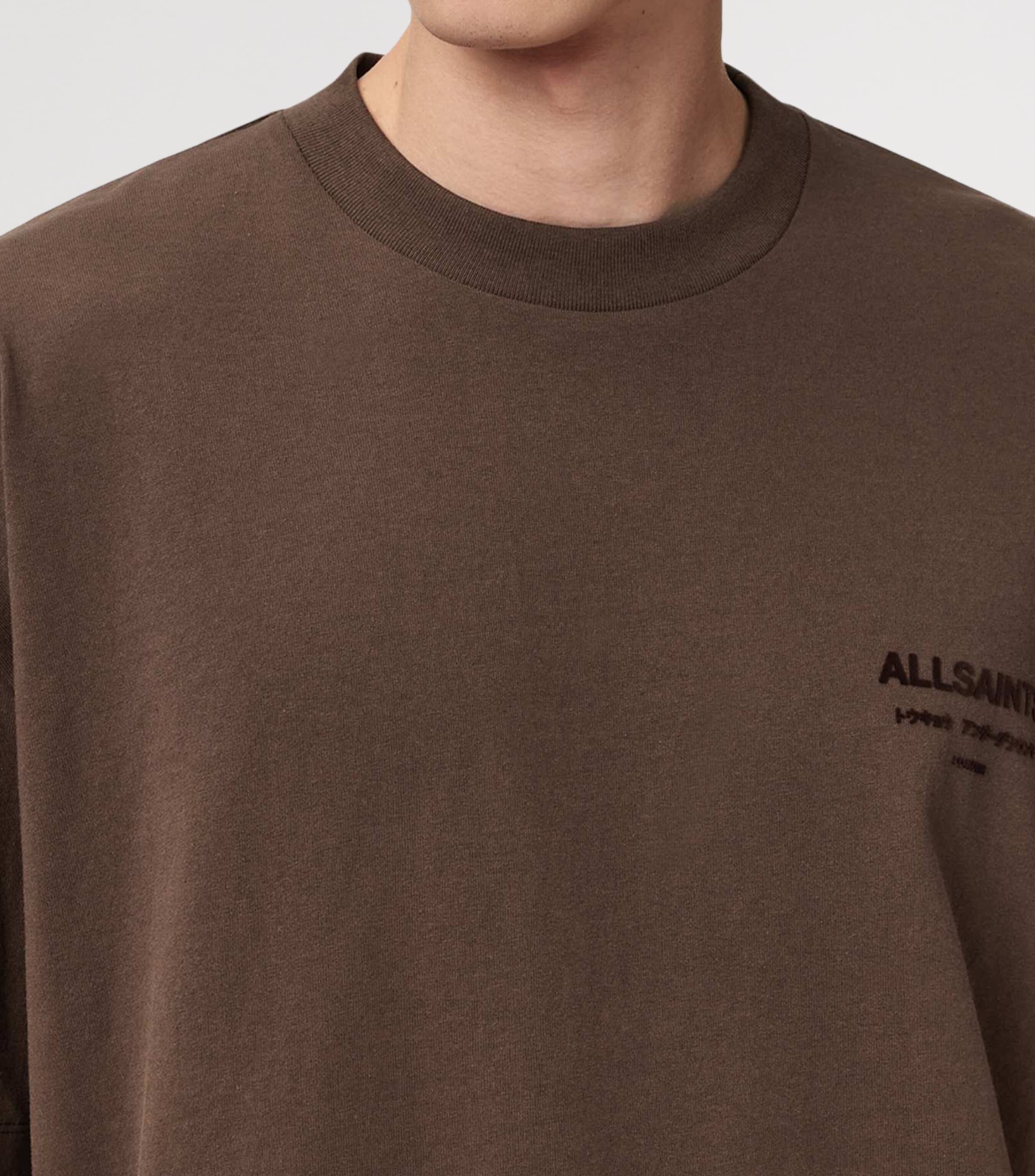 Organic Cotton Xander Oversized T-Shirt BITTER BROWN Image 6