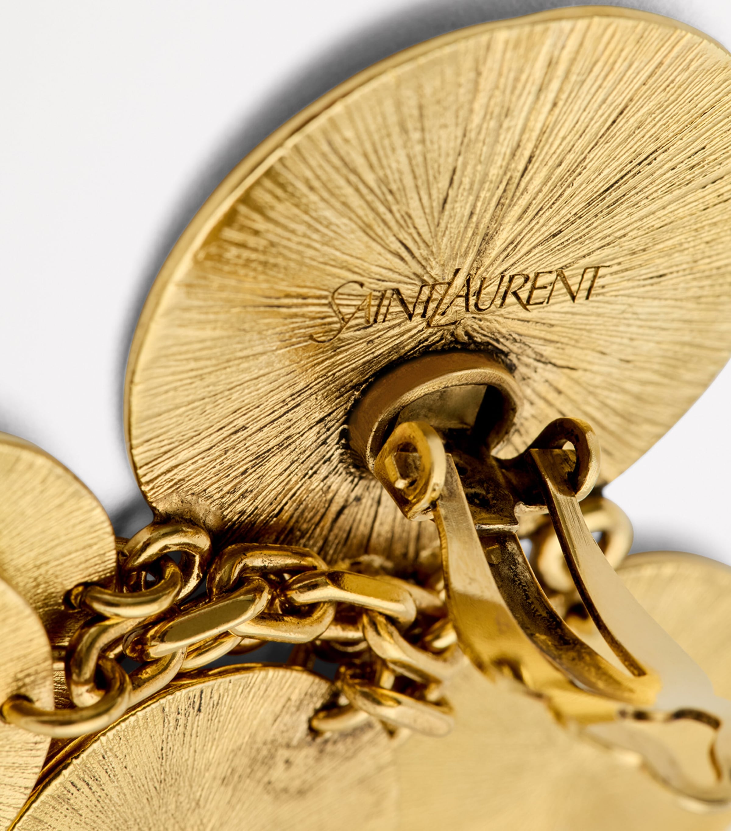 Medallion Chandelier Clip-On Earrings 8060 Image 3