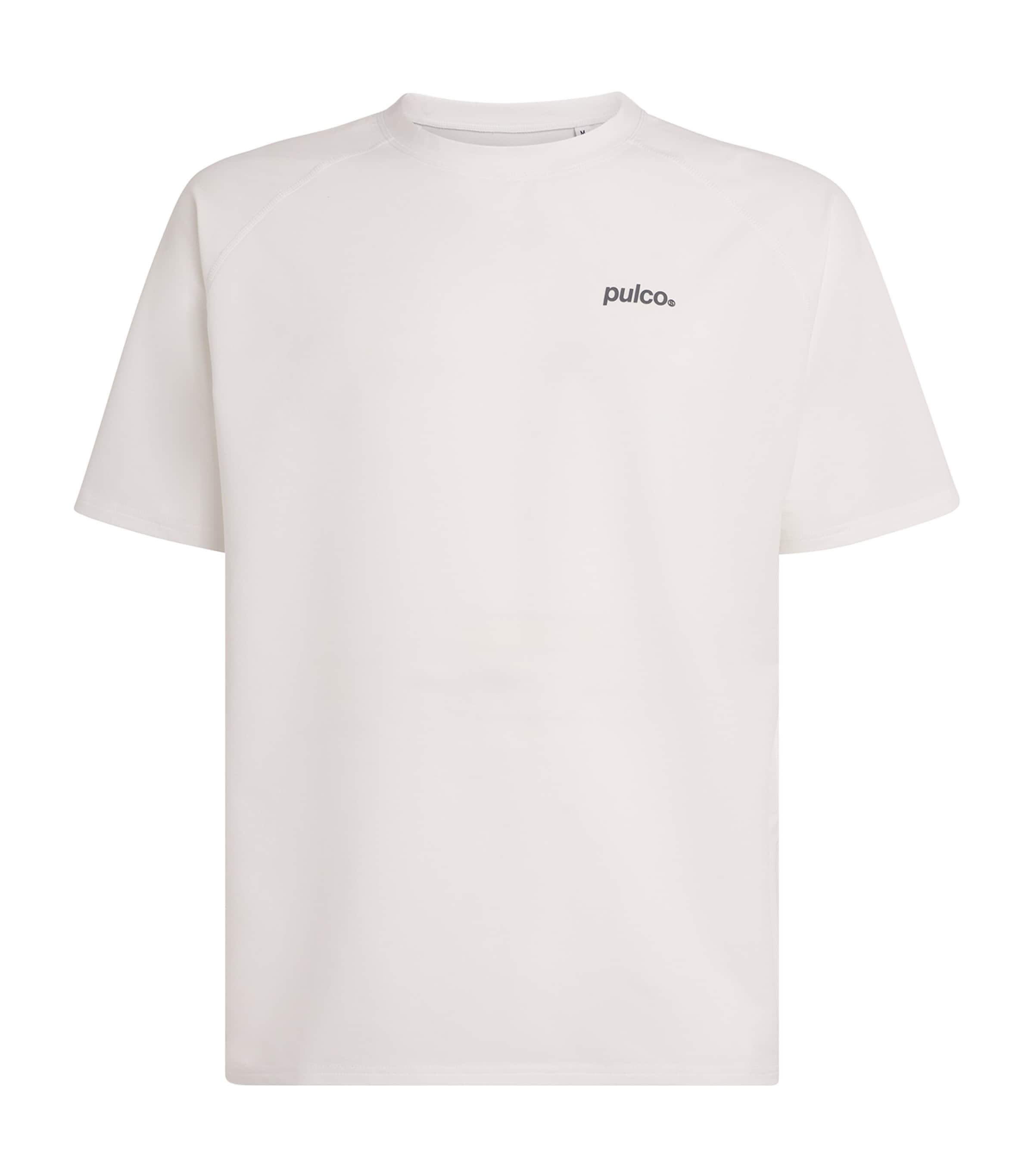 Pulco Studios Aircon Raglan-sleeve Playing T-shirt In White