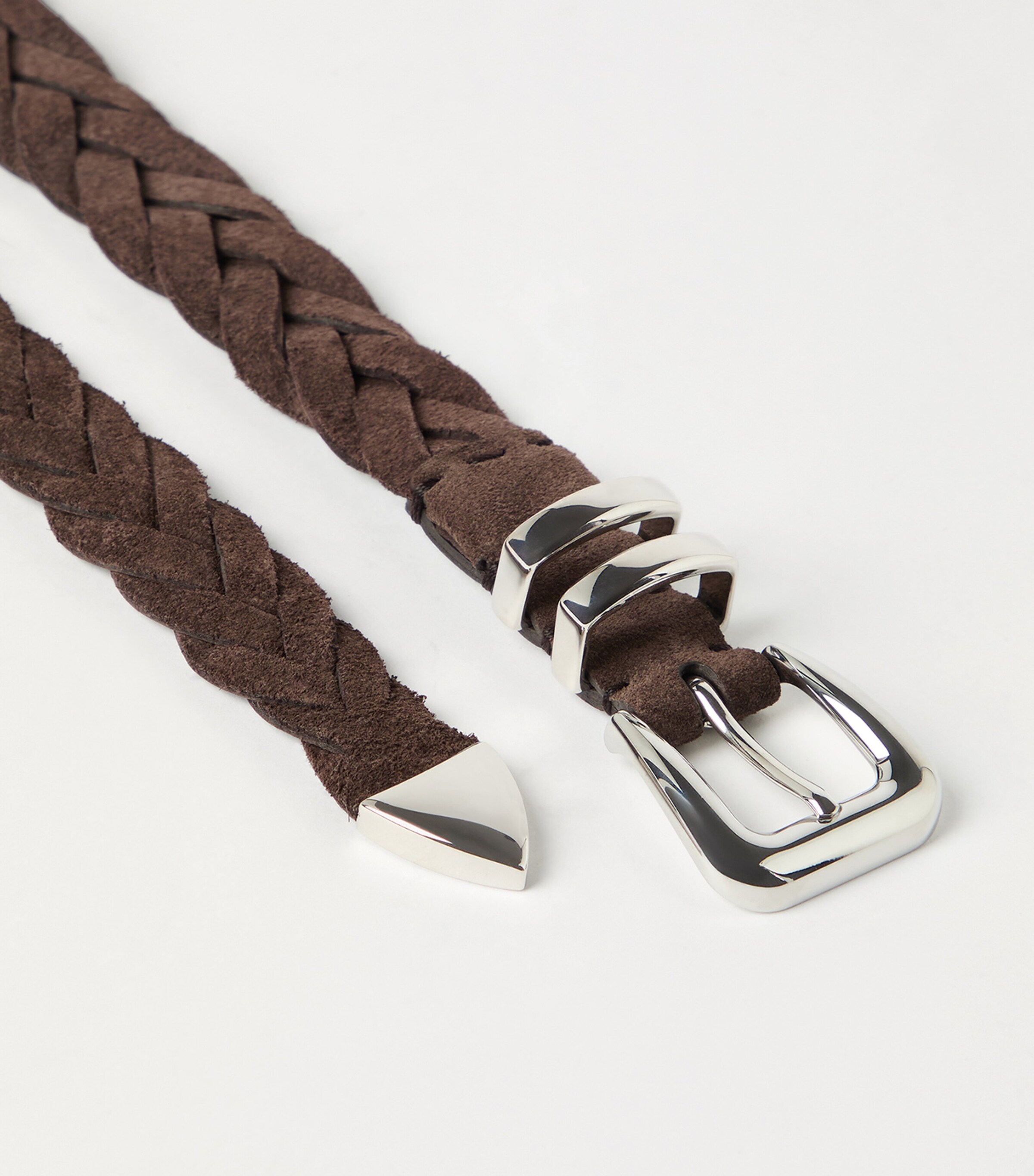 Suede Braided Belt C7284 Image 3