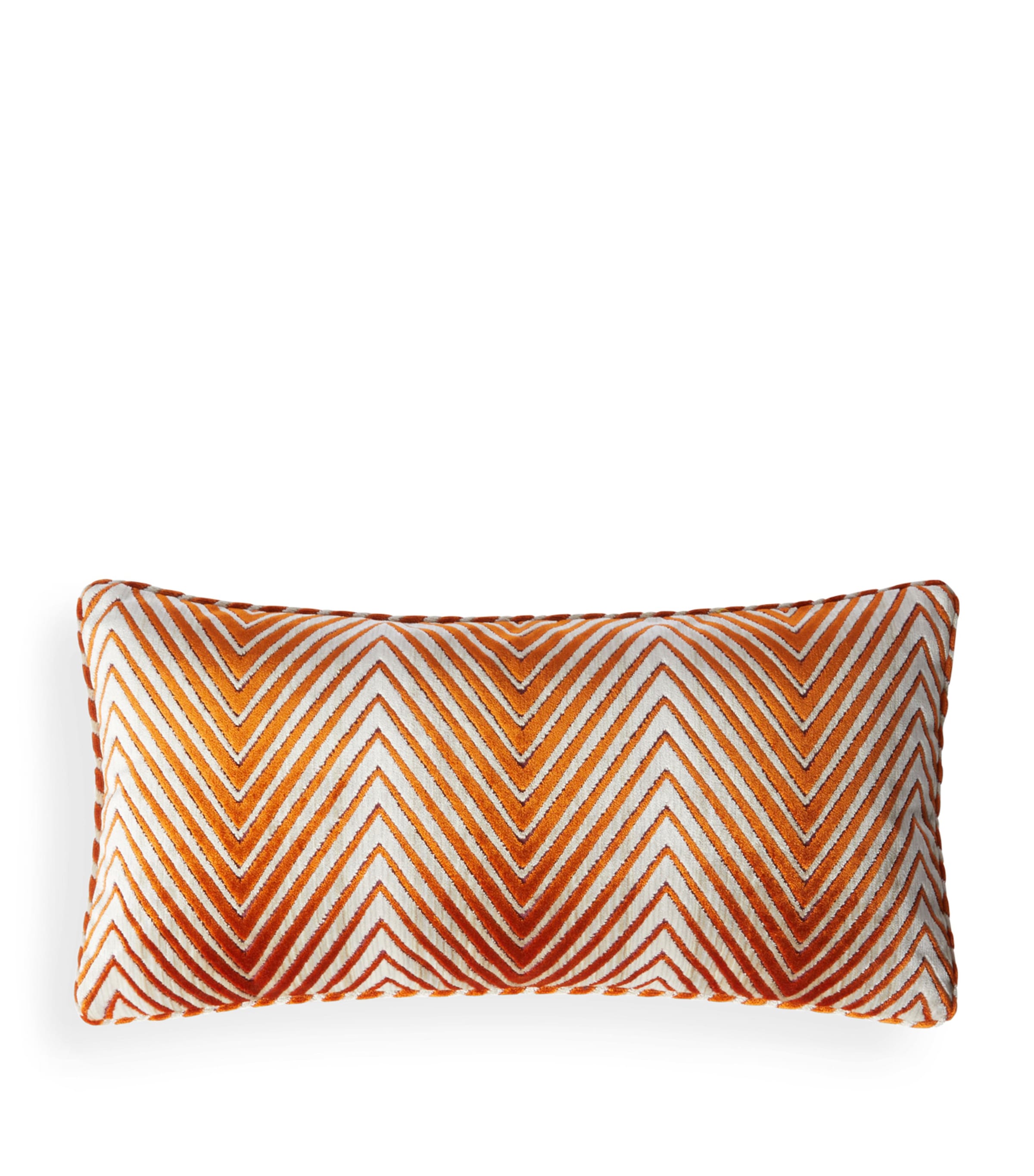 Missoni Home Ziggy Cushion (30cm x 60cm) Orange Multicolor Image 1