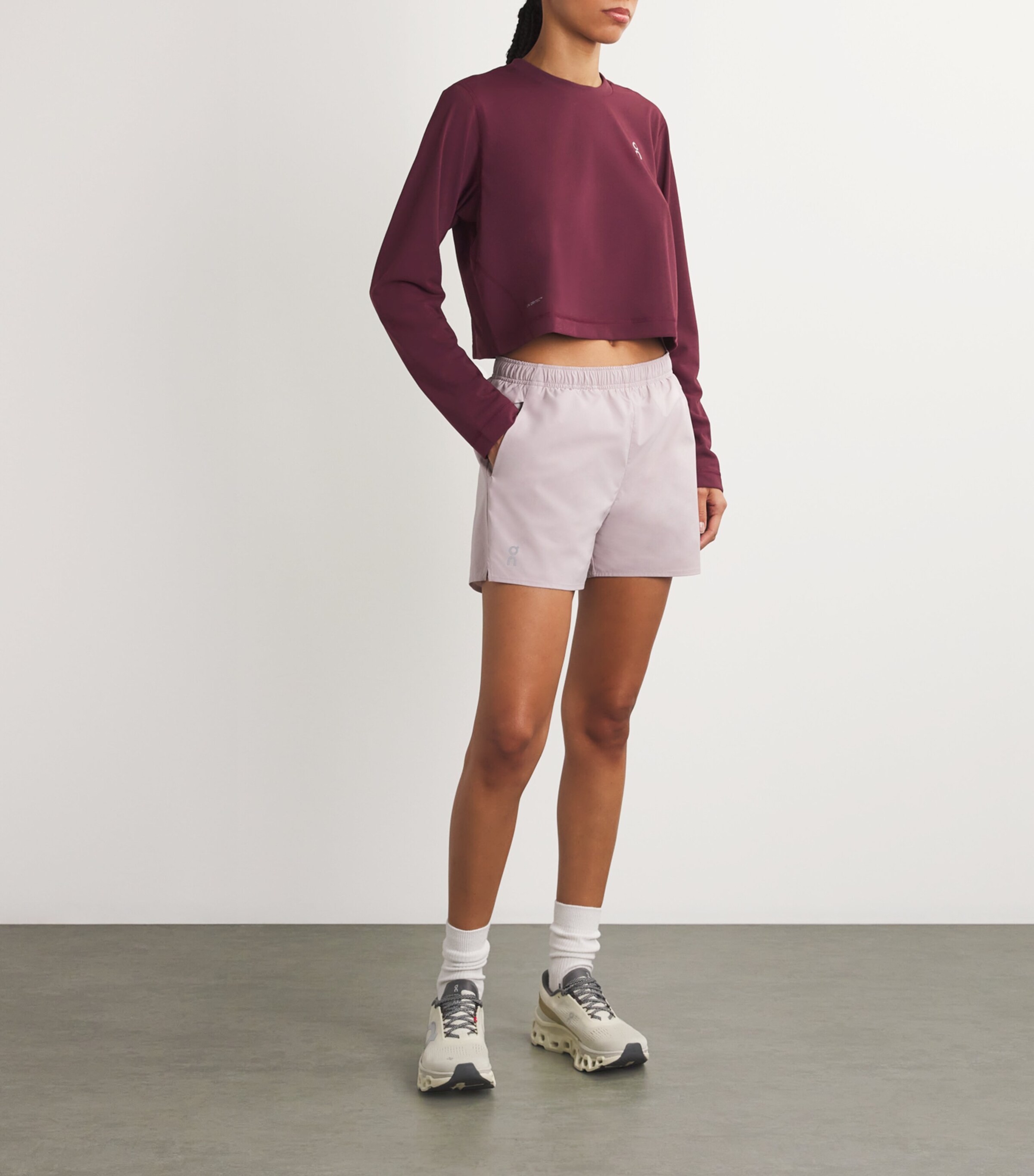 Active Long-T Top MULBERRY Image 2