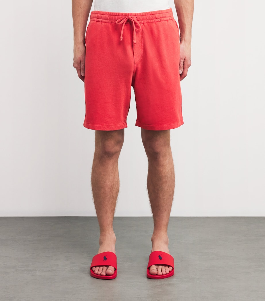 Cotton Terry Shorts SPRING RED Image 2