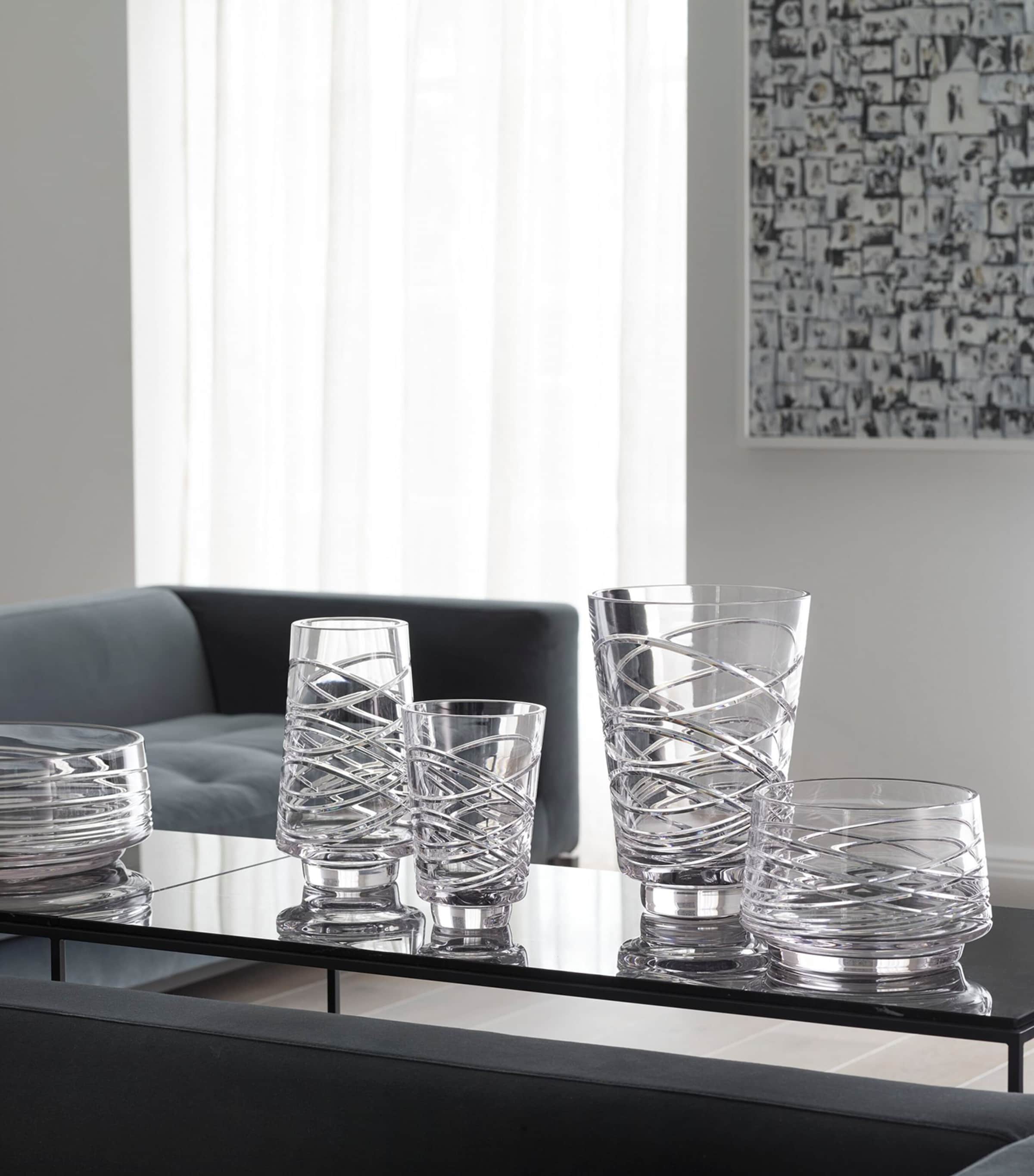 Crystal Aran Vase (30cm) CLEAR Image 2