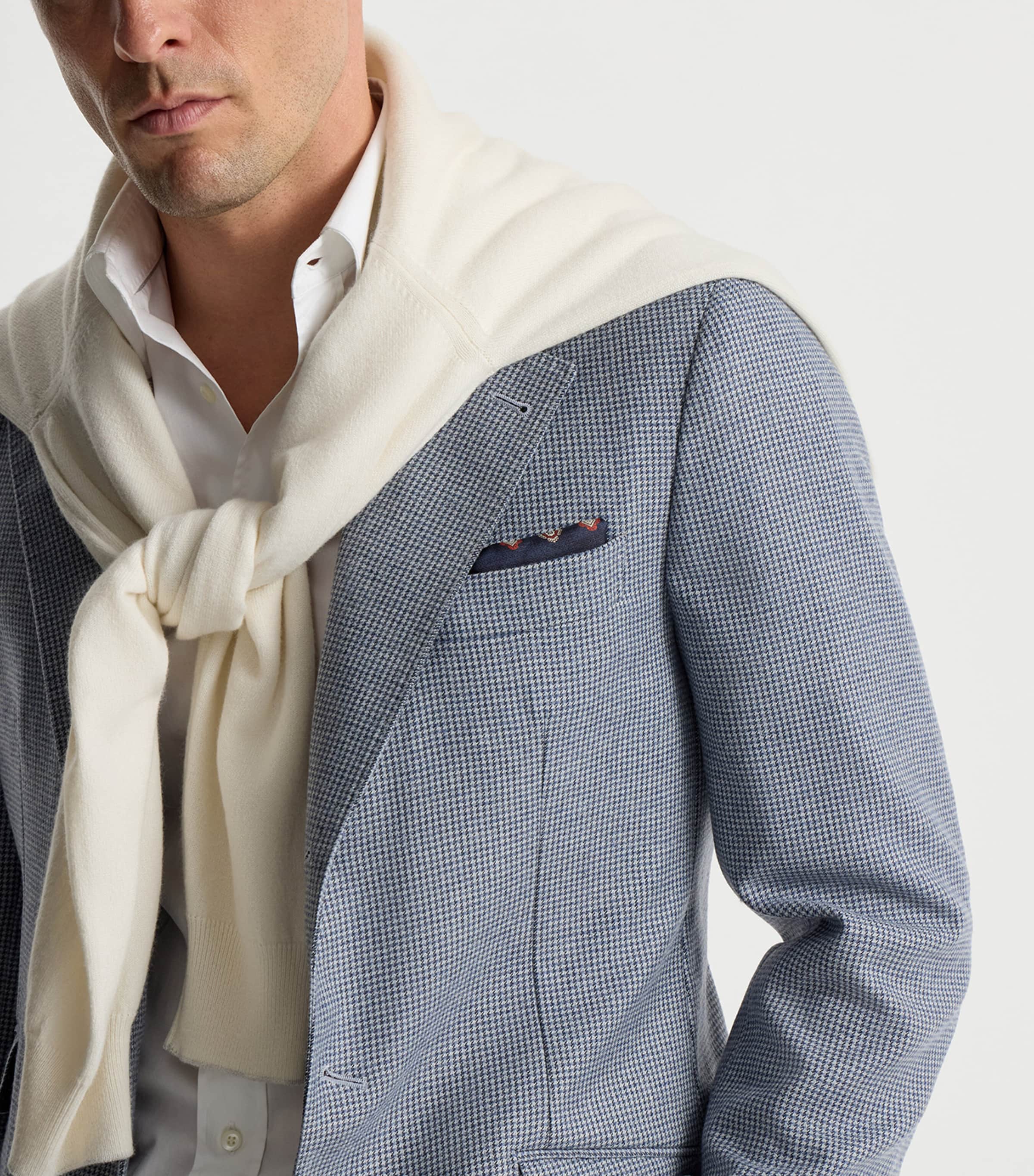 Brunello Cucinelli Silk Medallion Pocket Square Image 4