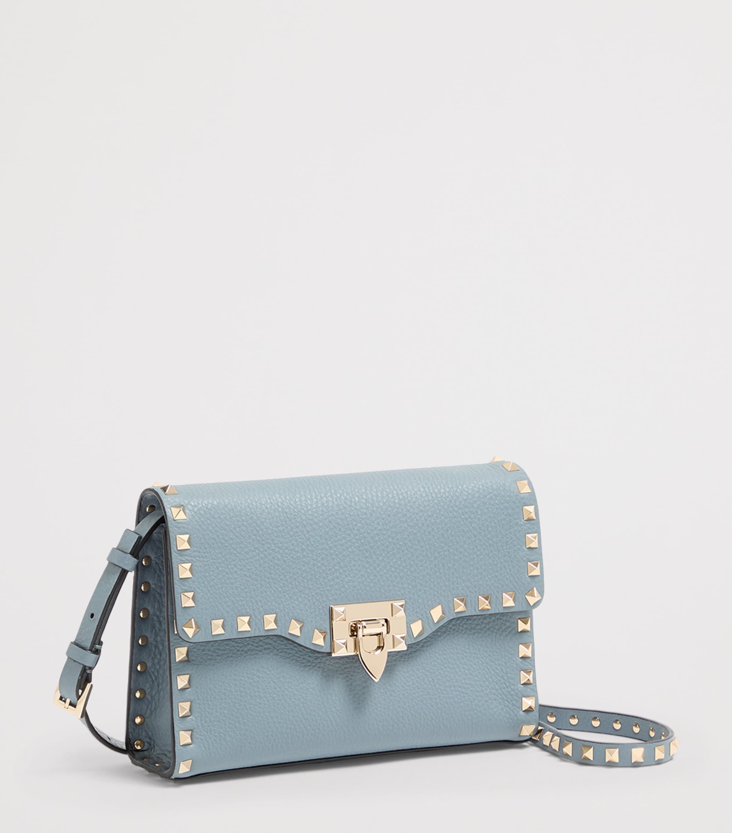 Small Leather Rockstud Shoulder Bag MXE Image 2