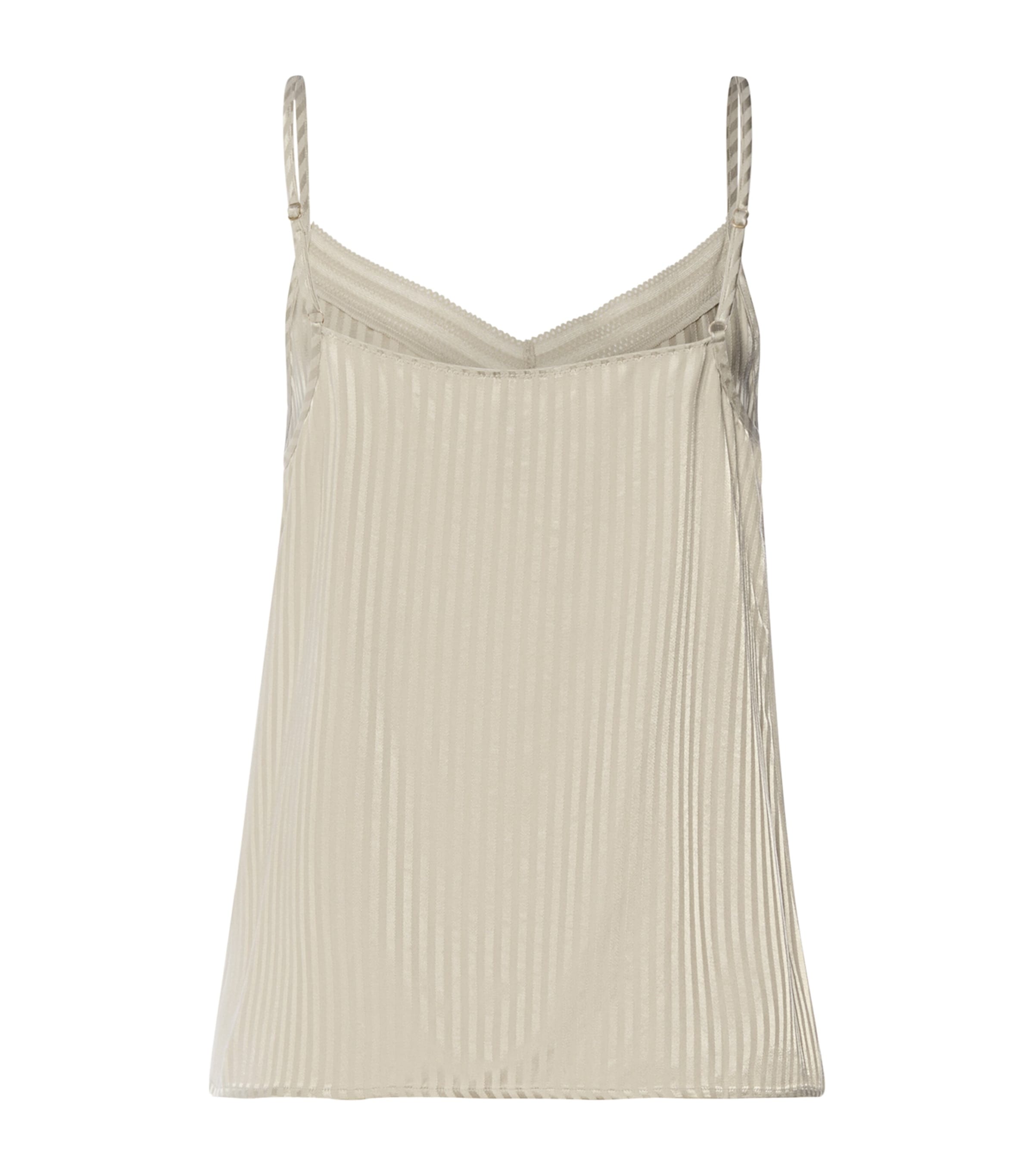 Stripe Cami Pyjama Top OLIVE STEM Image 5