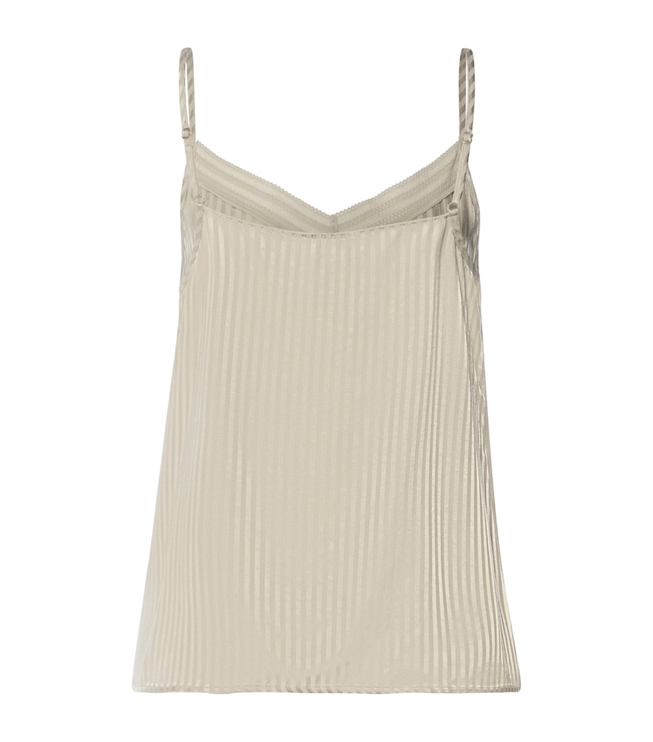 Stripe Cami Pyjama Top OLIVE STEM Image 5