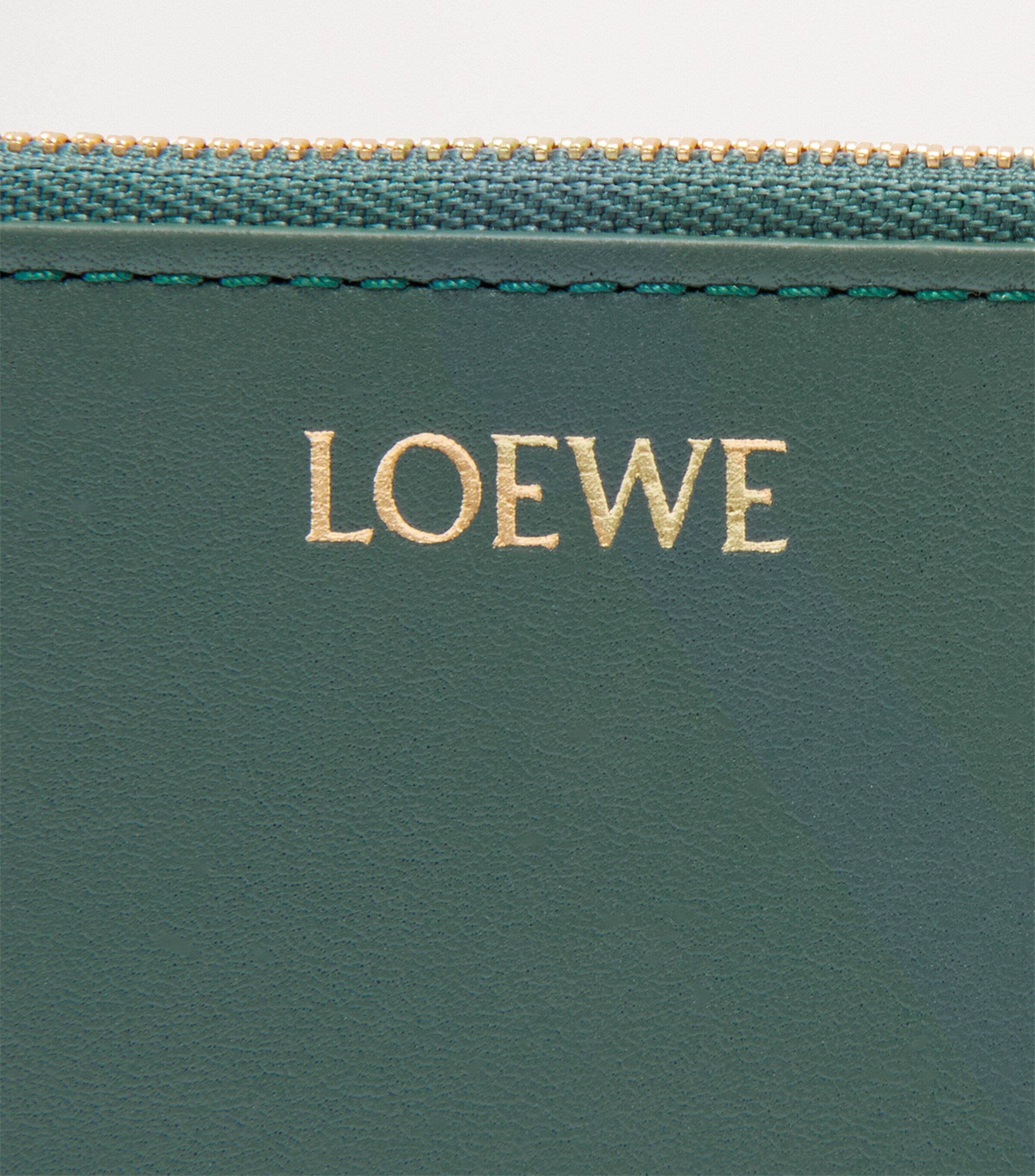 LOEWE Green Leather Knot Coin Card Holder | Harrods US