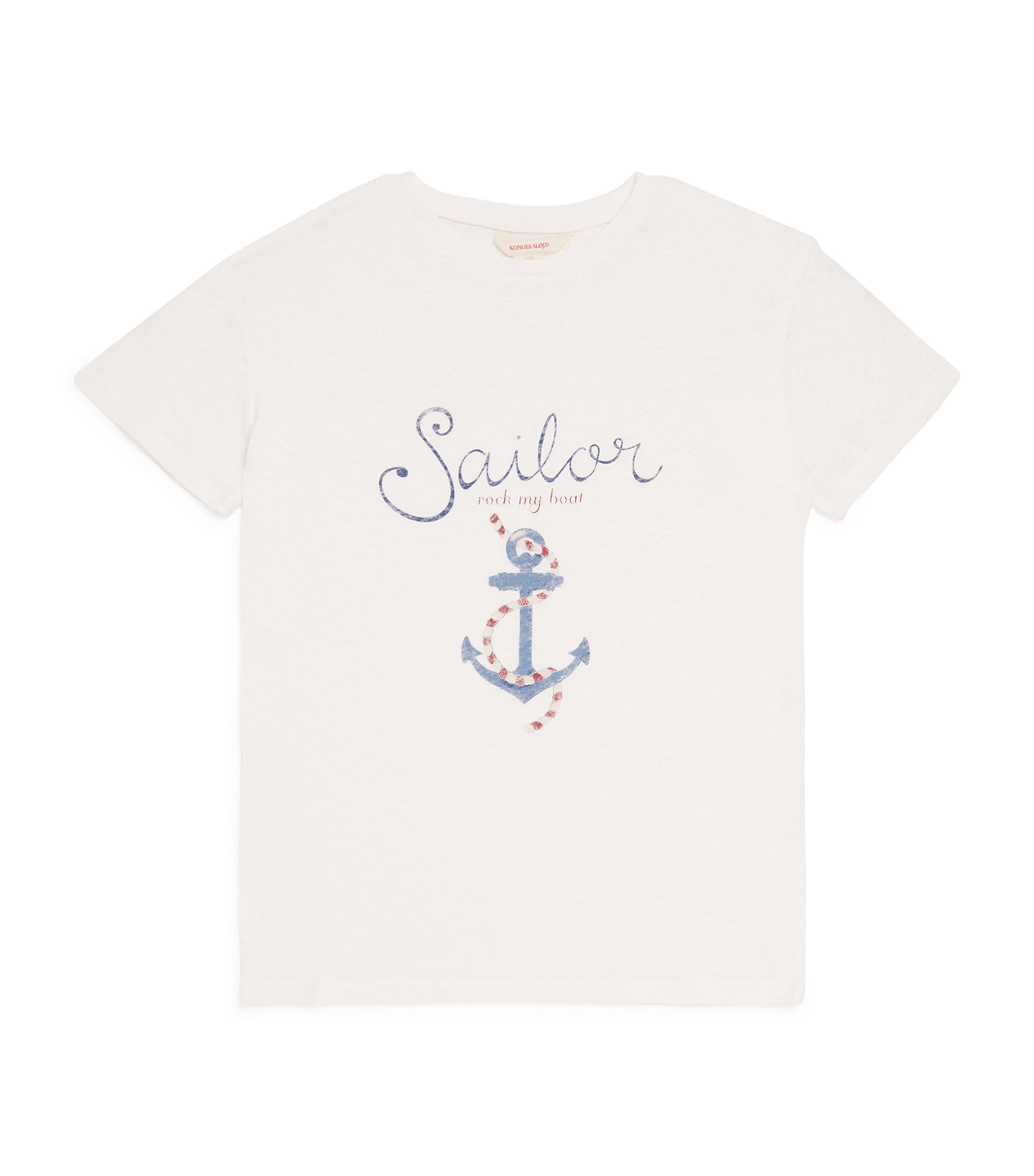 KONGES SLOJD ORGANIC COTTON-LINEN ERA T-SHIRT