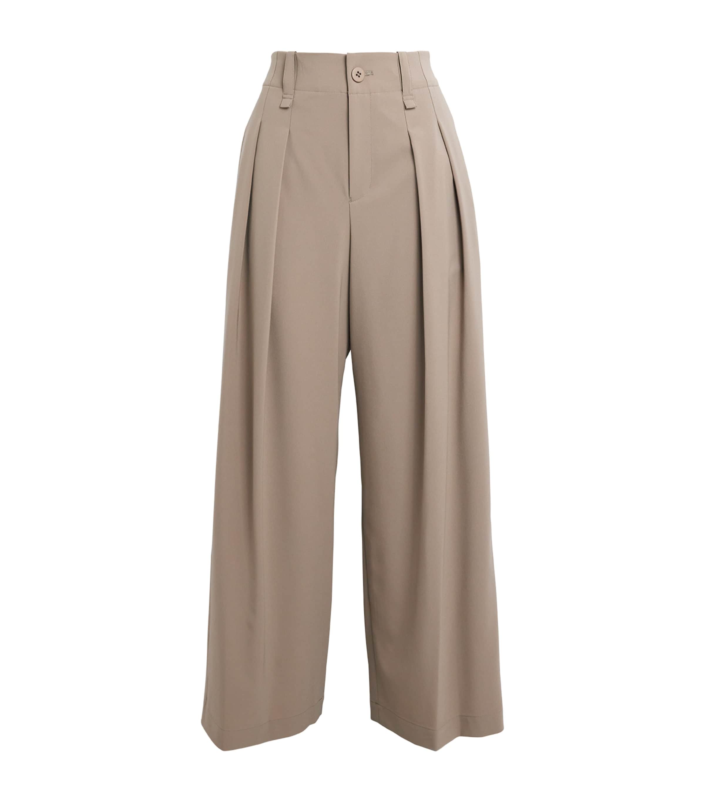Issey Miyake Round Trousers In Neutral