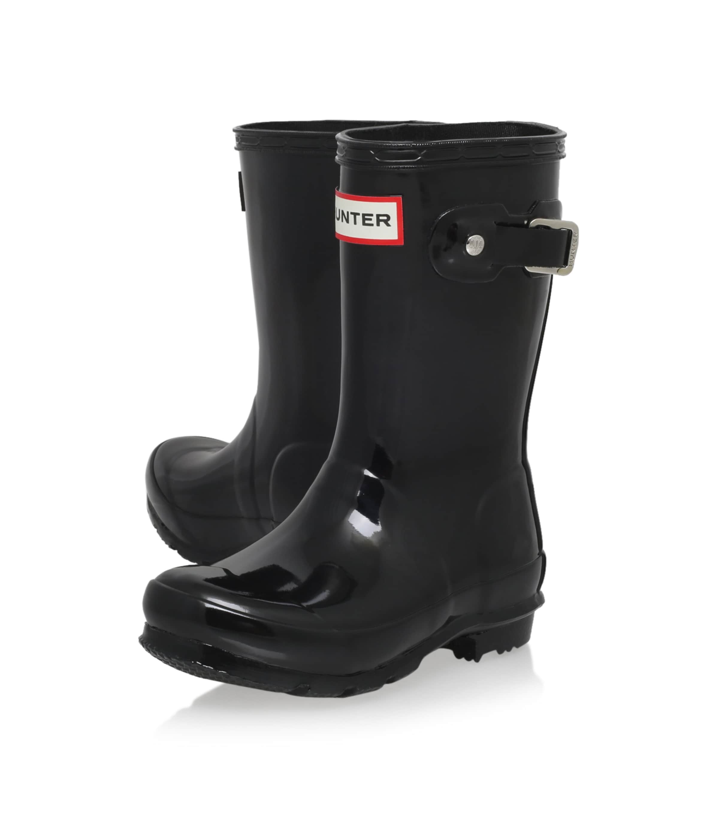 Original Gloss Wellington Boots BLACK Image 4