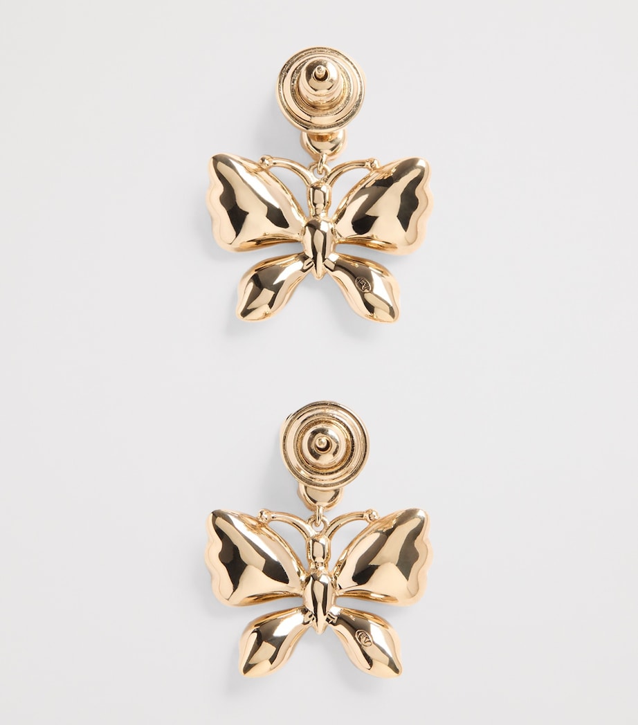 Valentino Garavani Swarovski Crystal Flutterby Earrings Image 3