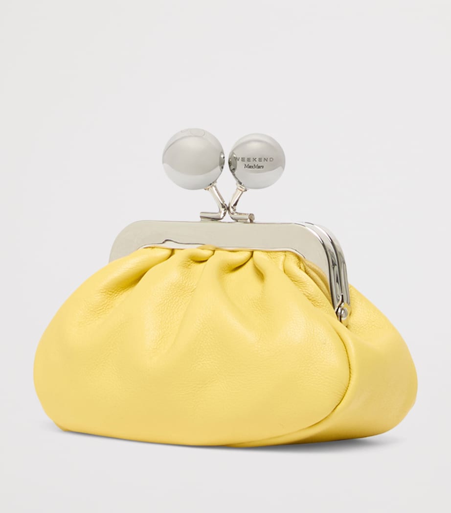 Weekend Max Mara Leather Pasticcino Bag Charm Yellow Image 6