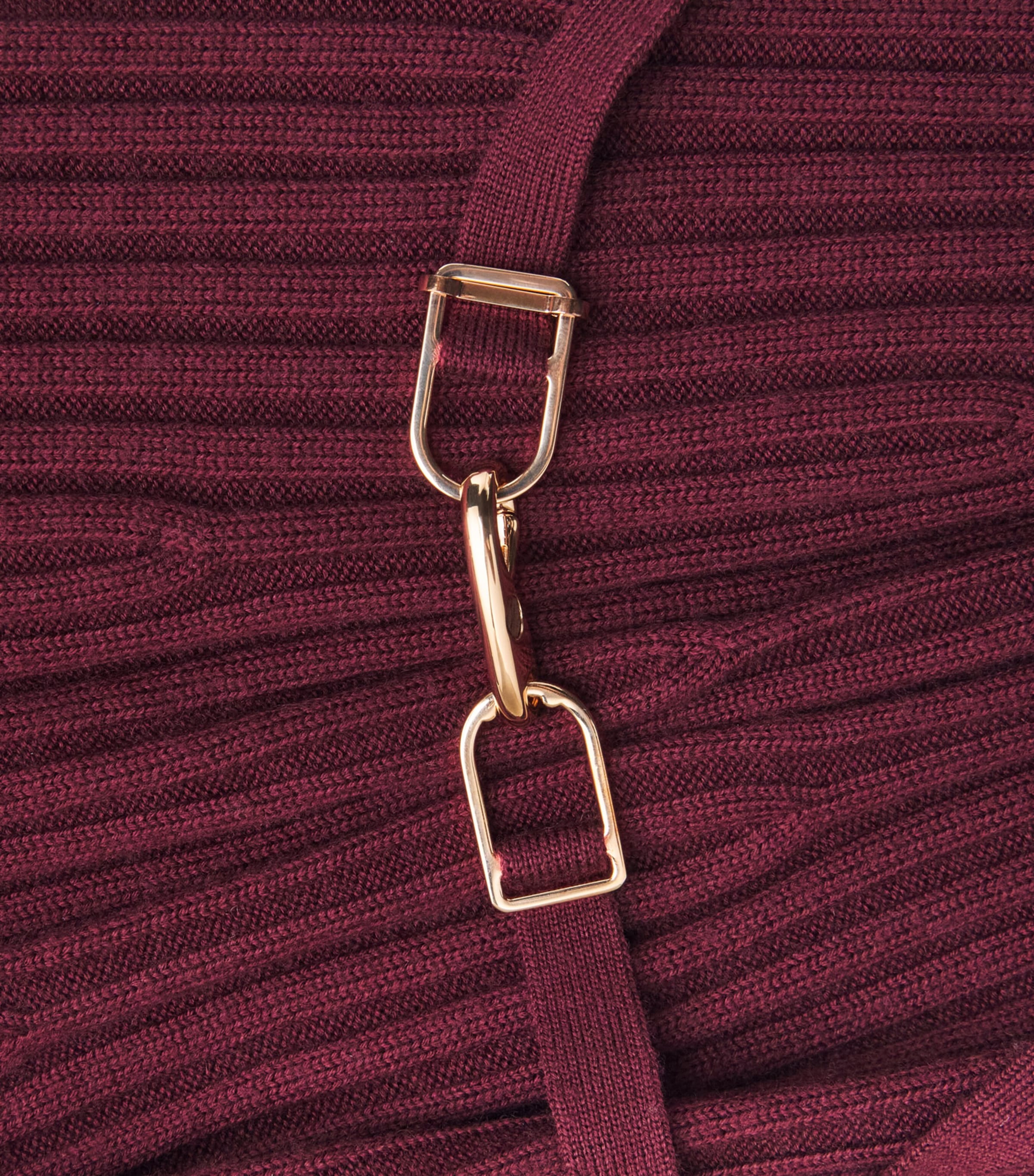 Gabriela Hearst Womens Merino Wool-Cashmere Meier Knit Dress Bdx Bordeaux Image 7