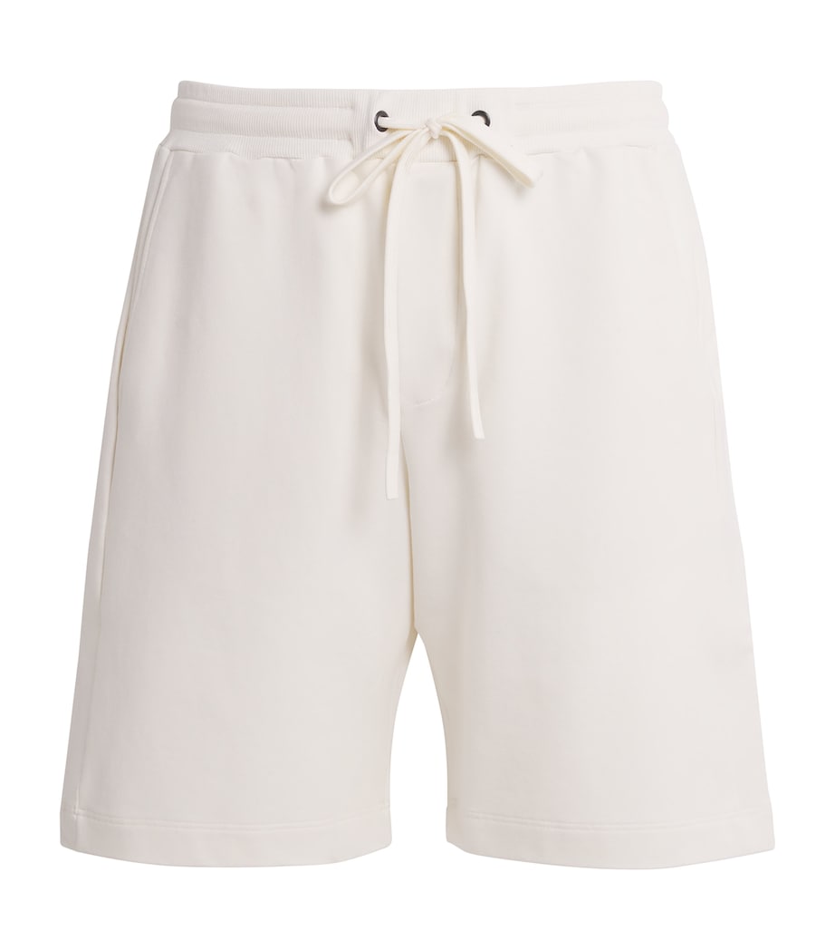 Hanro Mens Stretch-Cotton Natural Living Shorts Misty White Image 1