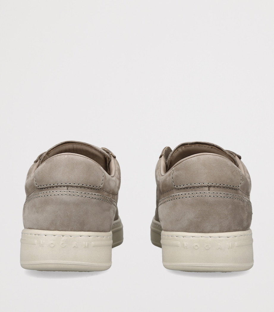 Hogan Nubuck H668 Slip-On Sneakers Taupe Image 4