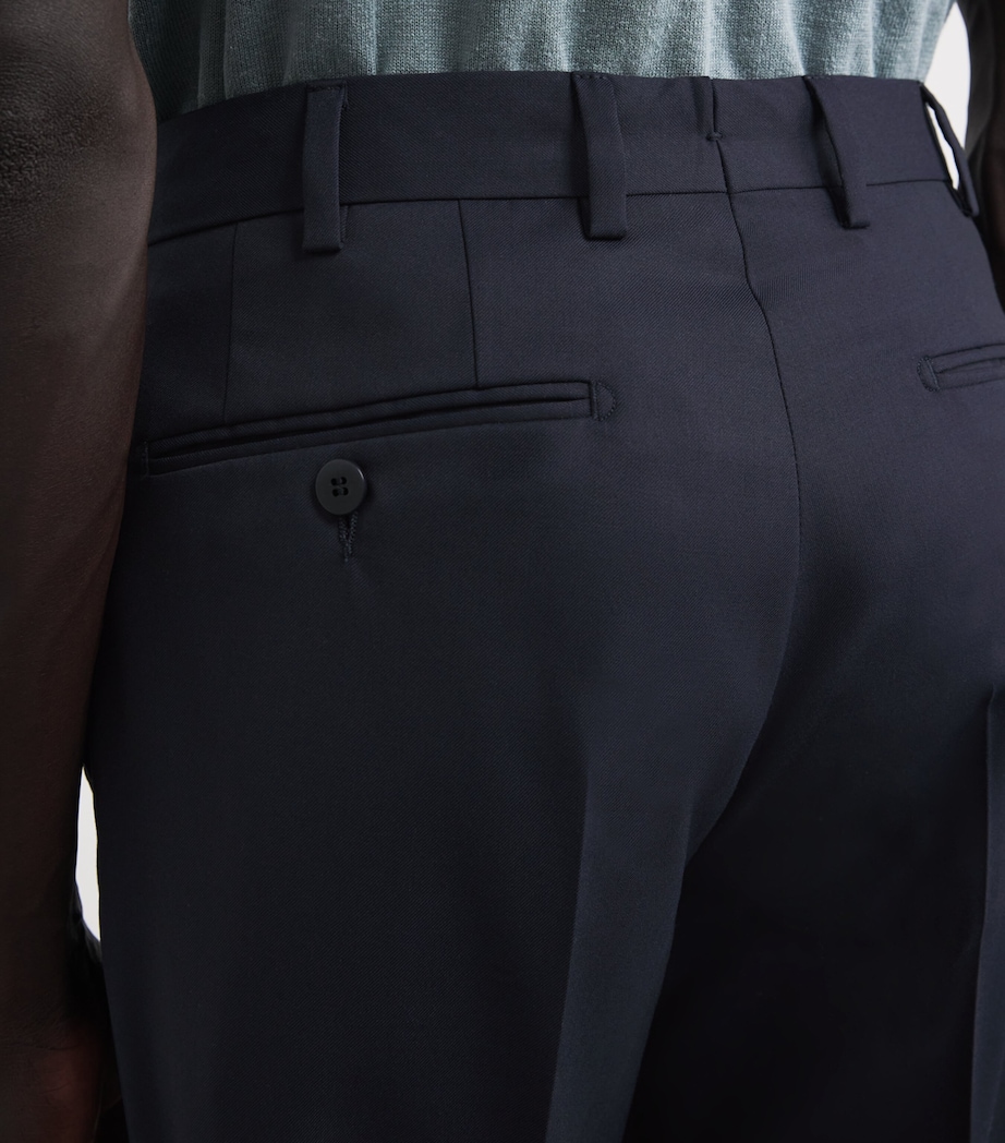 Wool 2-Piece Suit NAVY01' Image 7