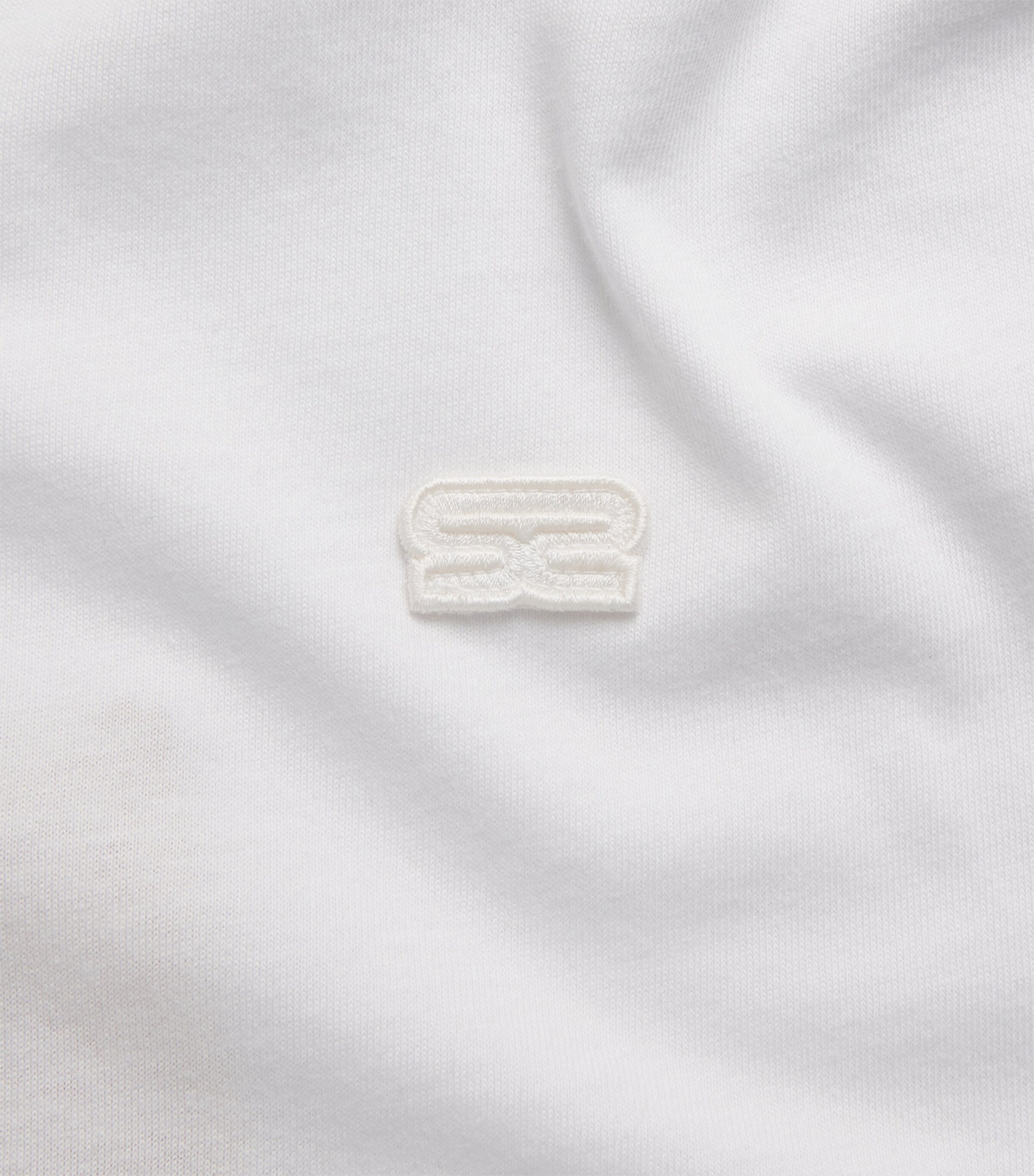 Sandro Paris Mens Cotton Logo T-Shirt White Image 6