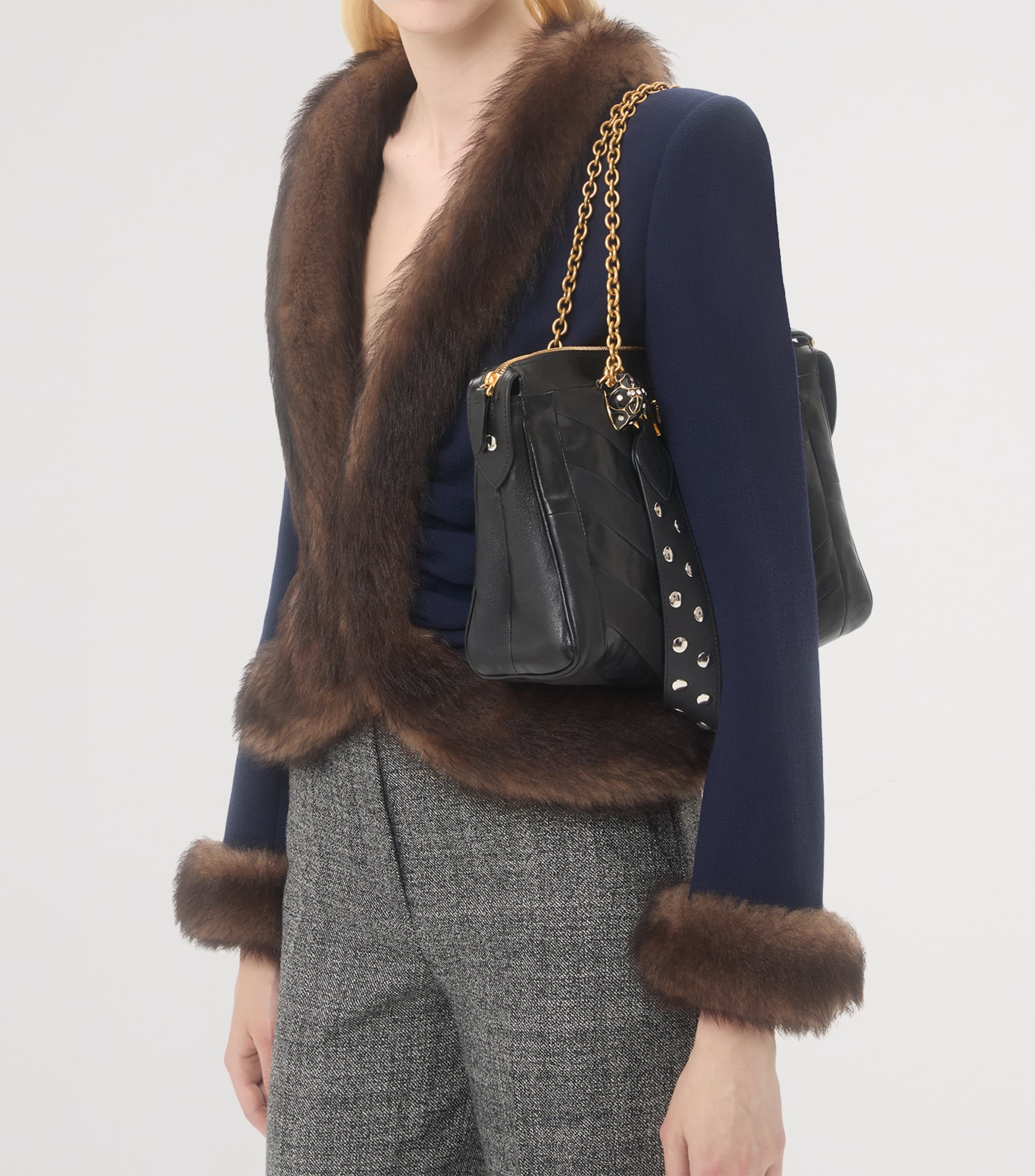 Lambskin Panthea Tote Bag 0NO Image 2