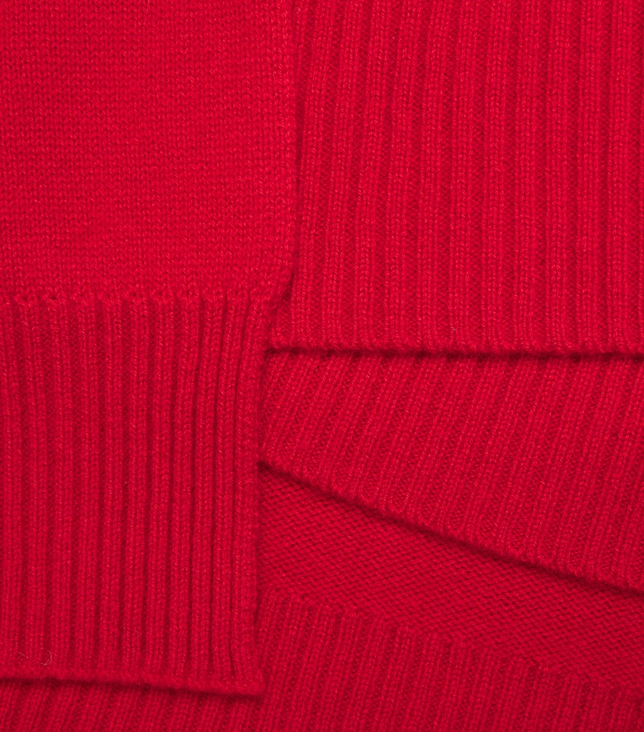 Cashmere Cape Sweater 344 POPPY Image 5