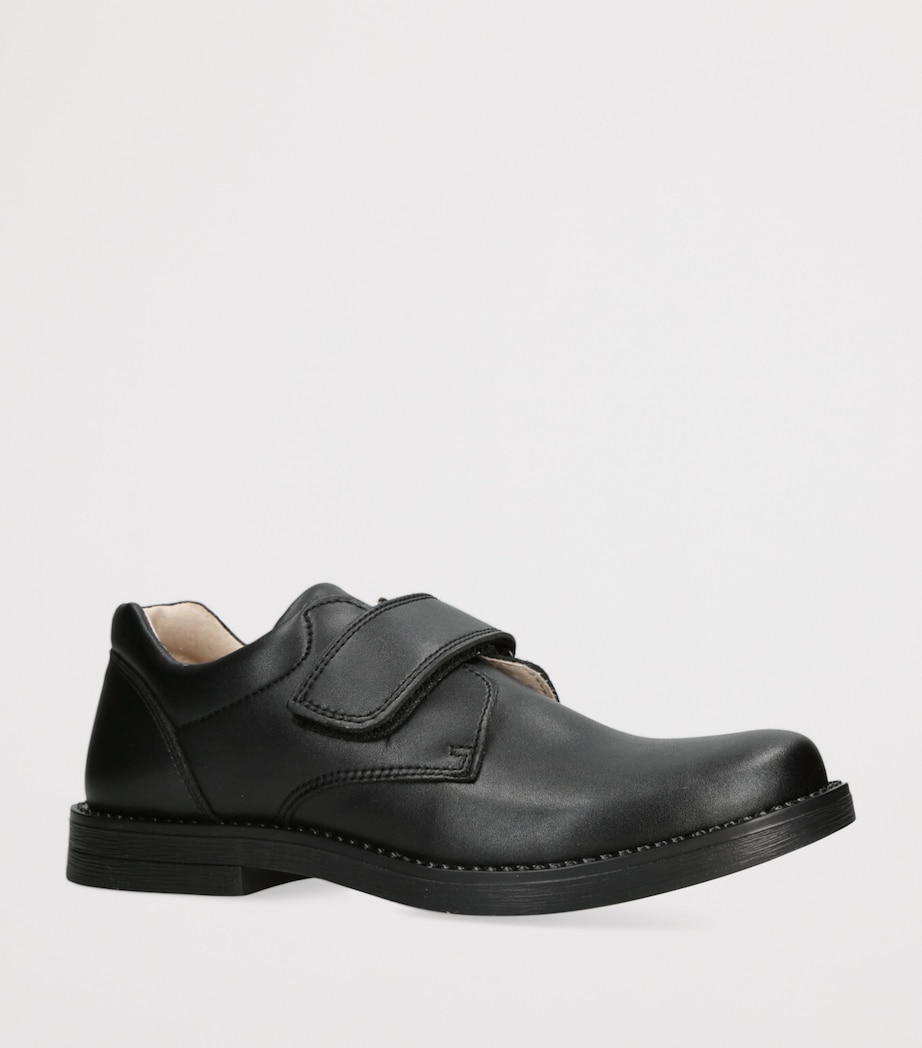 Leather George School Shoes BLACK Image 3