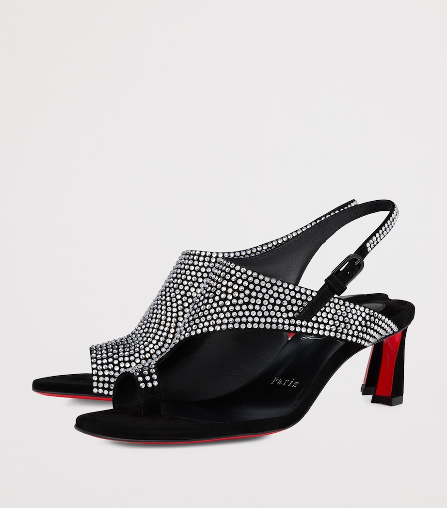 Viva Condora Embellished-Leather Sandals 55 T023 Image 3