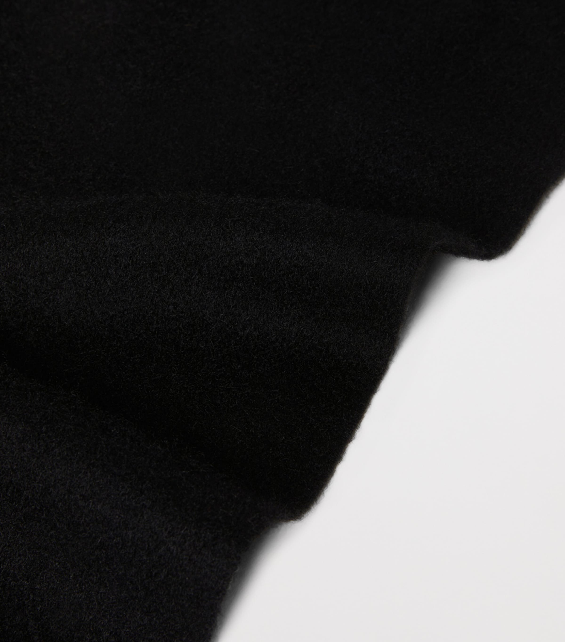 Max Mara Cashmere Monogram Scarf Black Image 4