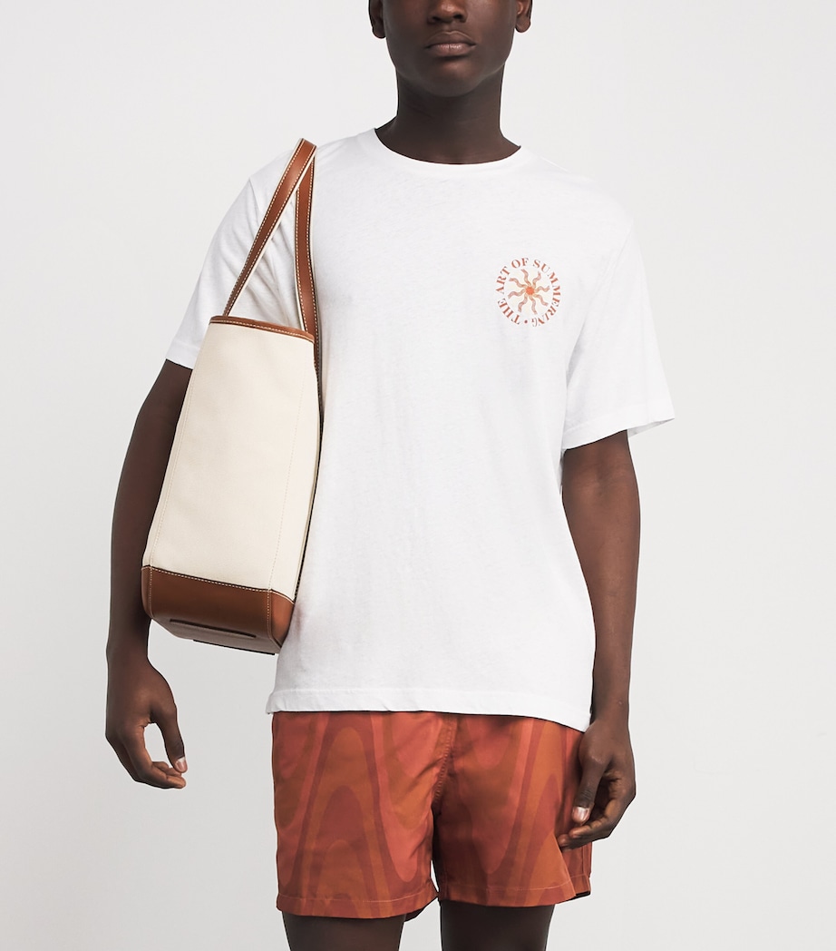 Cotton-Linen Dinis T-Shirt 904-COPPER Image 2