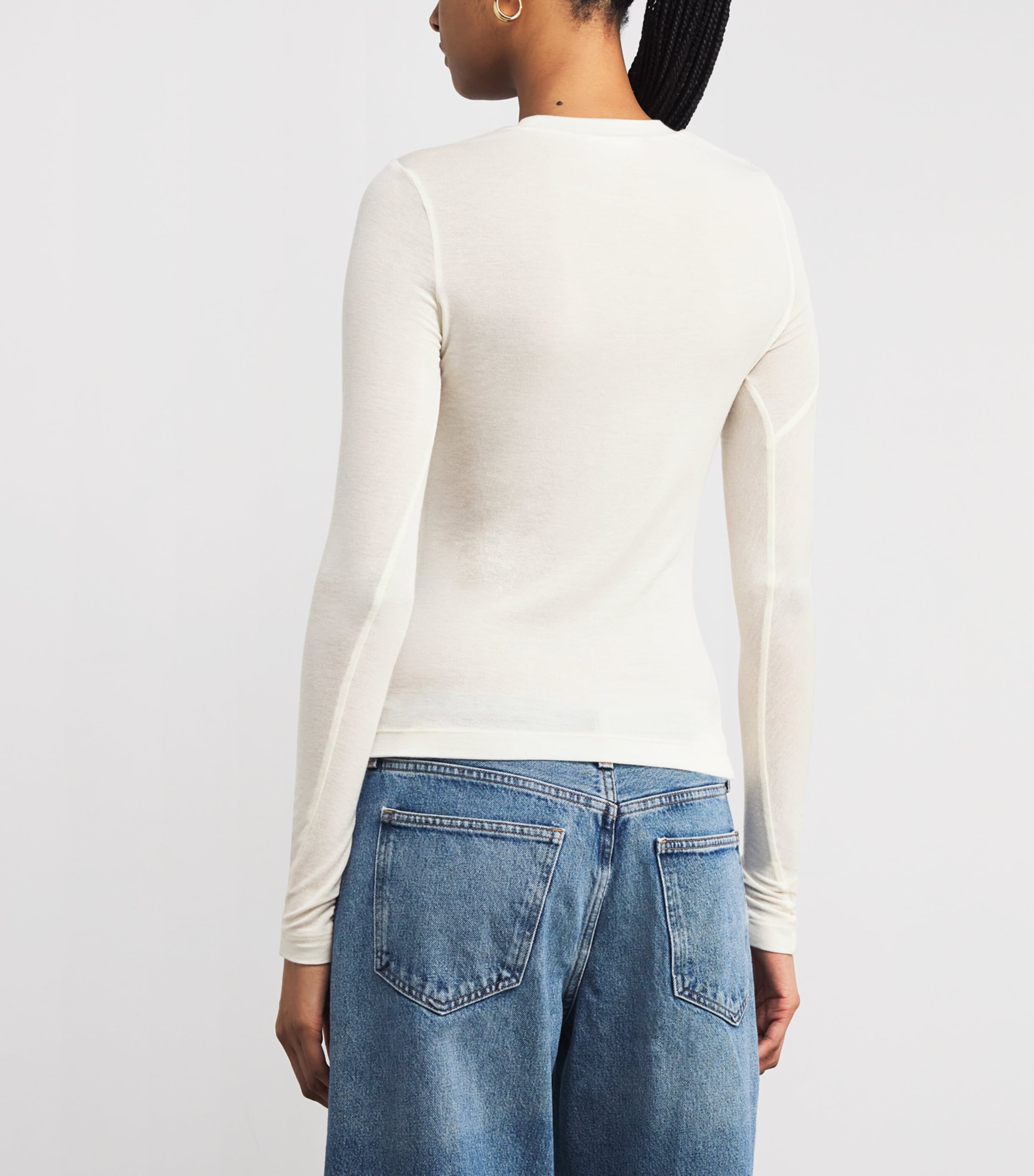Lissa Long Sleeve T-Shirt OAT MILK Image 4