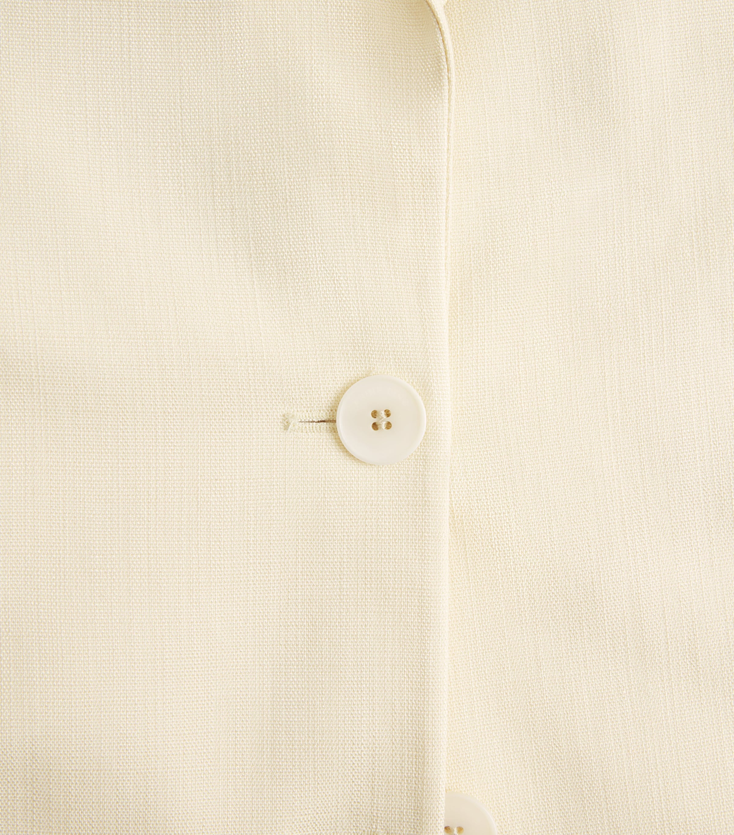 ANINE BING Womens Single-Breasted Quinn Blazer Cream Image 6