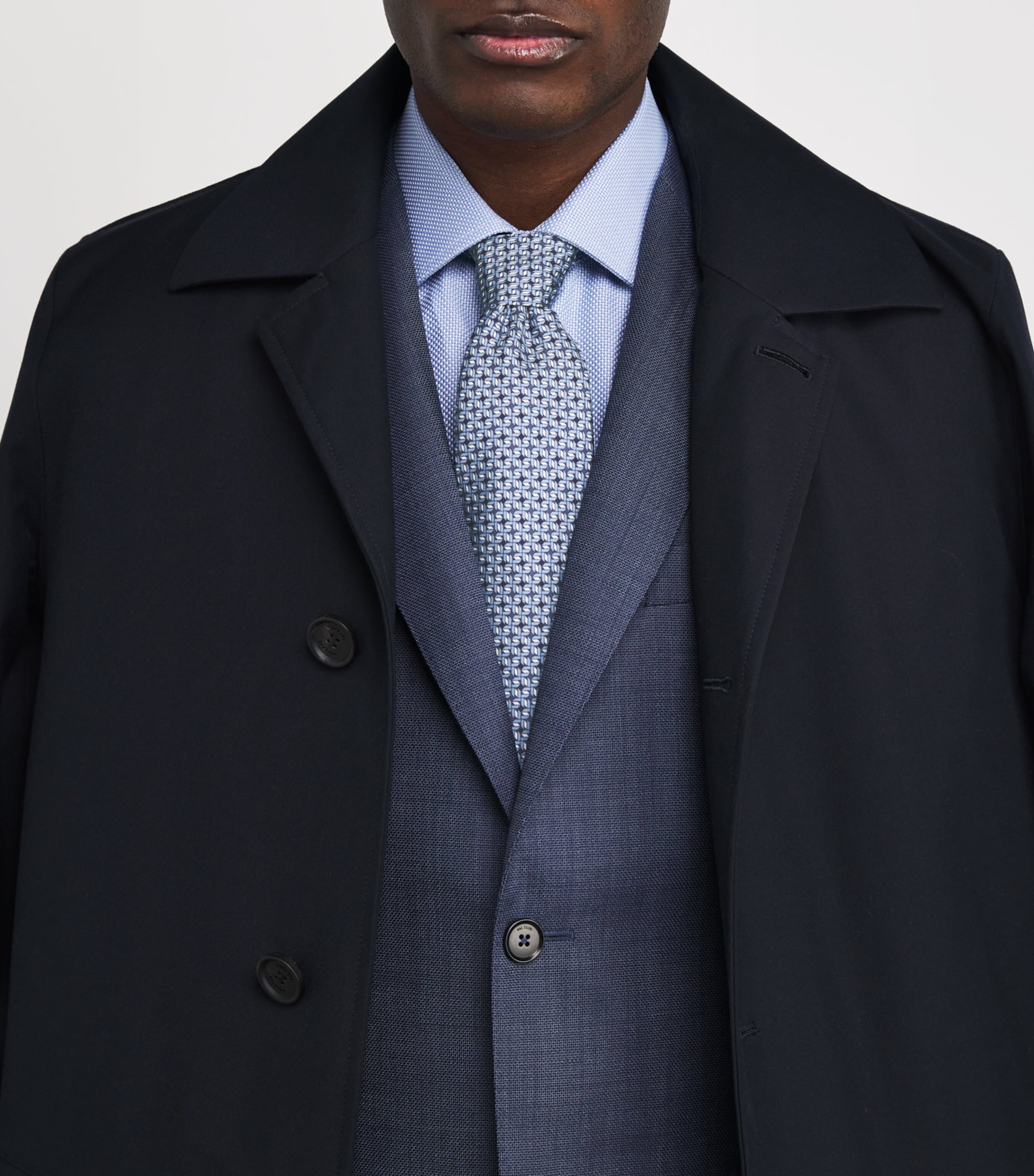 Pal Zileri Silk Geometric Tie Image 2