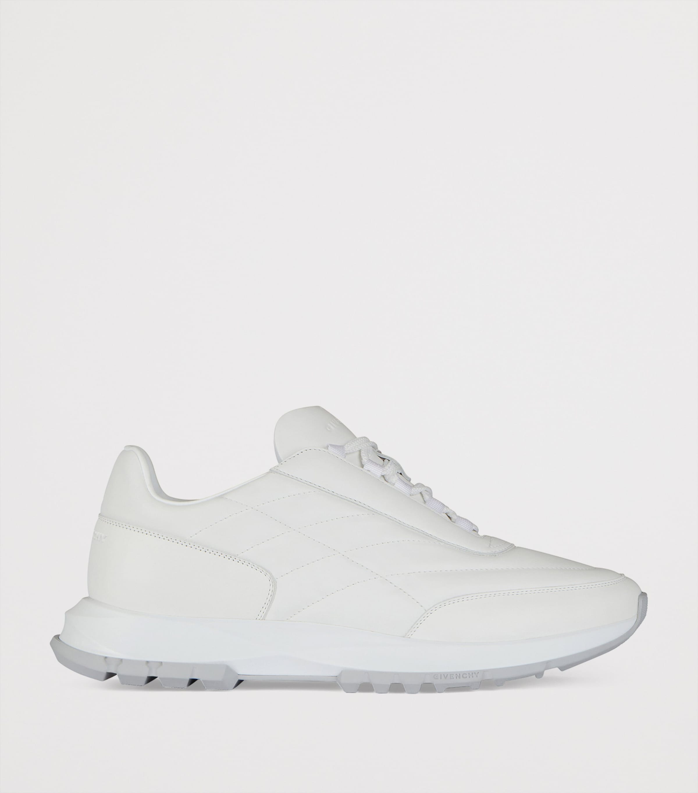Leather Low-Top Sneakers WHITE Image 2