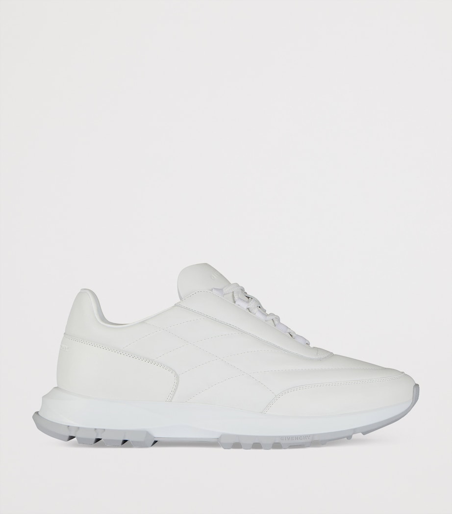 Leather Low-Top Sneakers WHITE Image 2