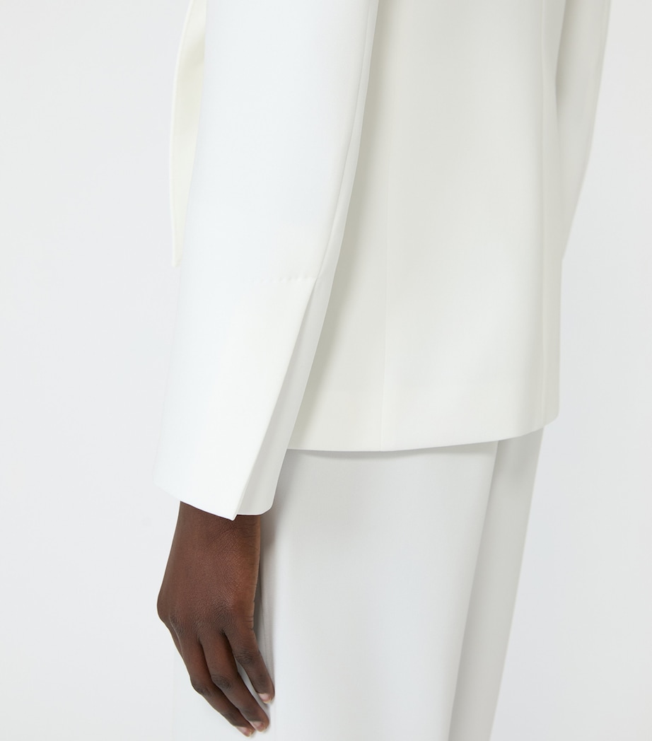 Max Mara Womens Sash-Tie Blazer White Image 5