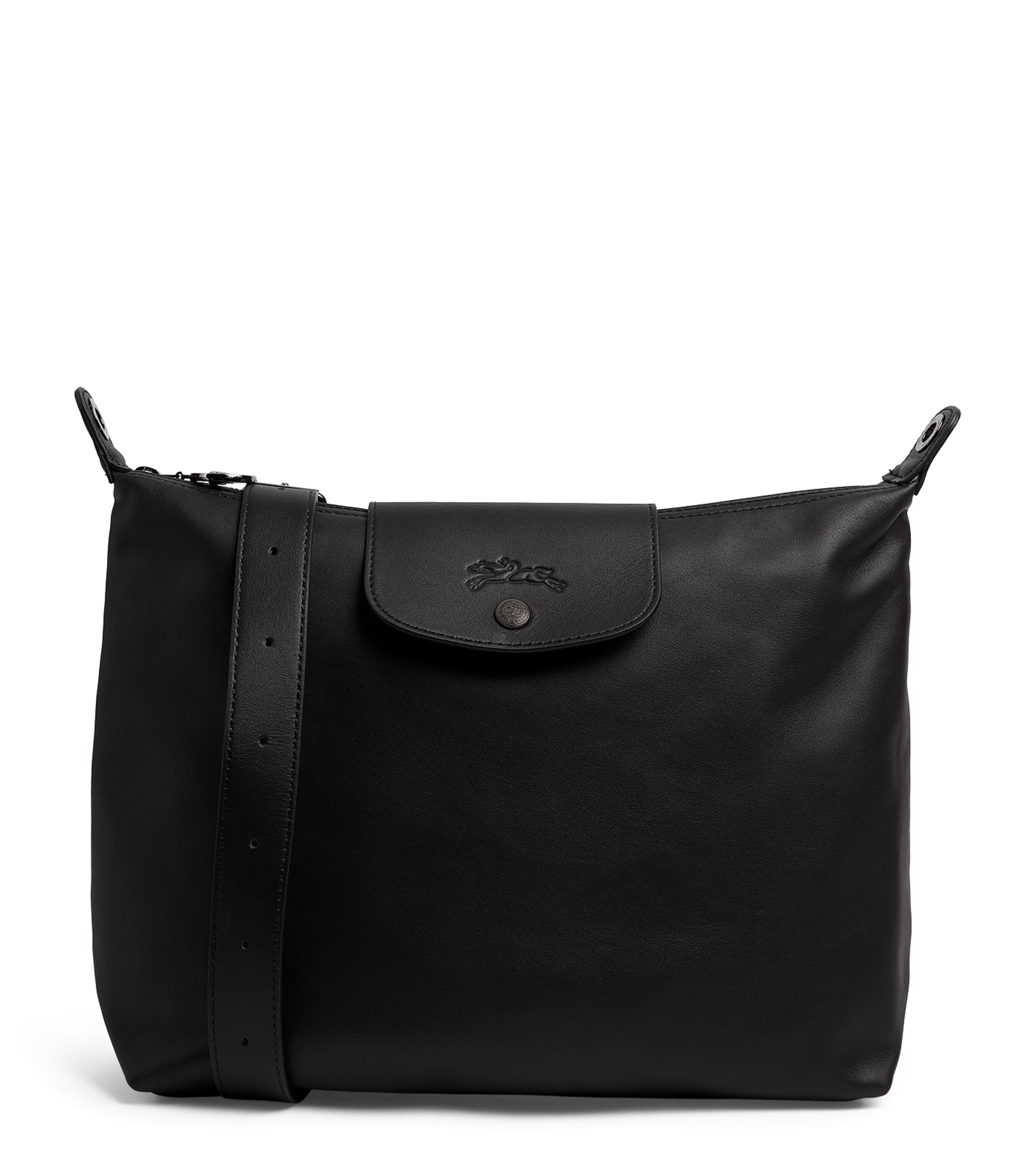 Medium Leather Le Pliage Xtra Hobo Bag 001 BLACK Image 1