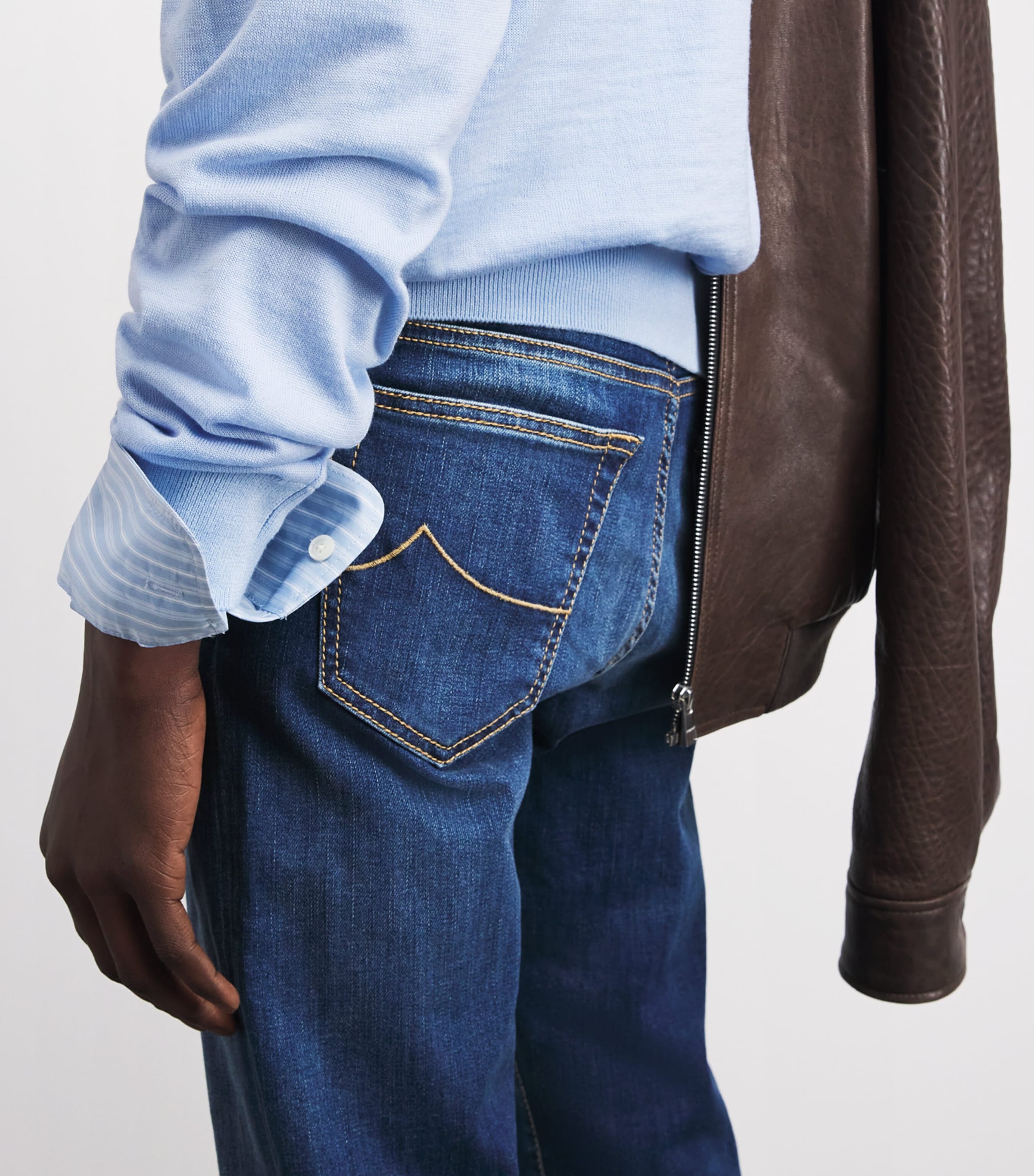 JACOB COHËN Mens Bard Slim Jeans Image 3
