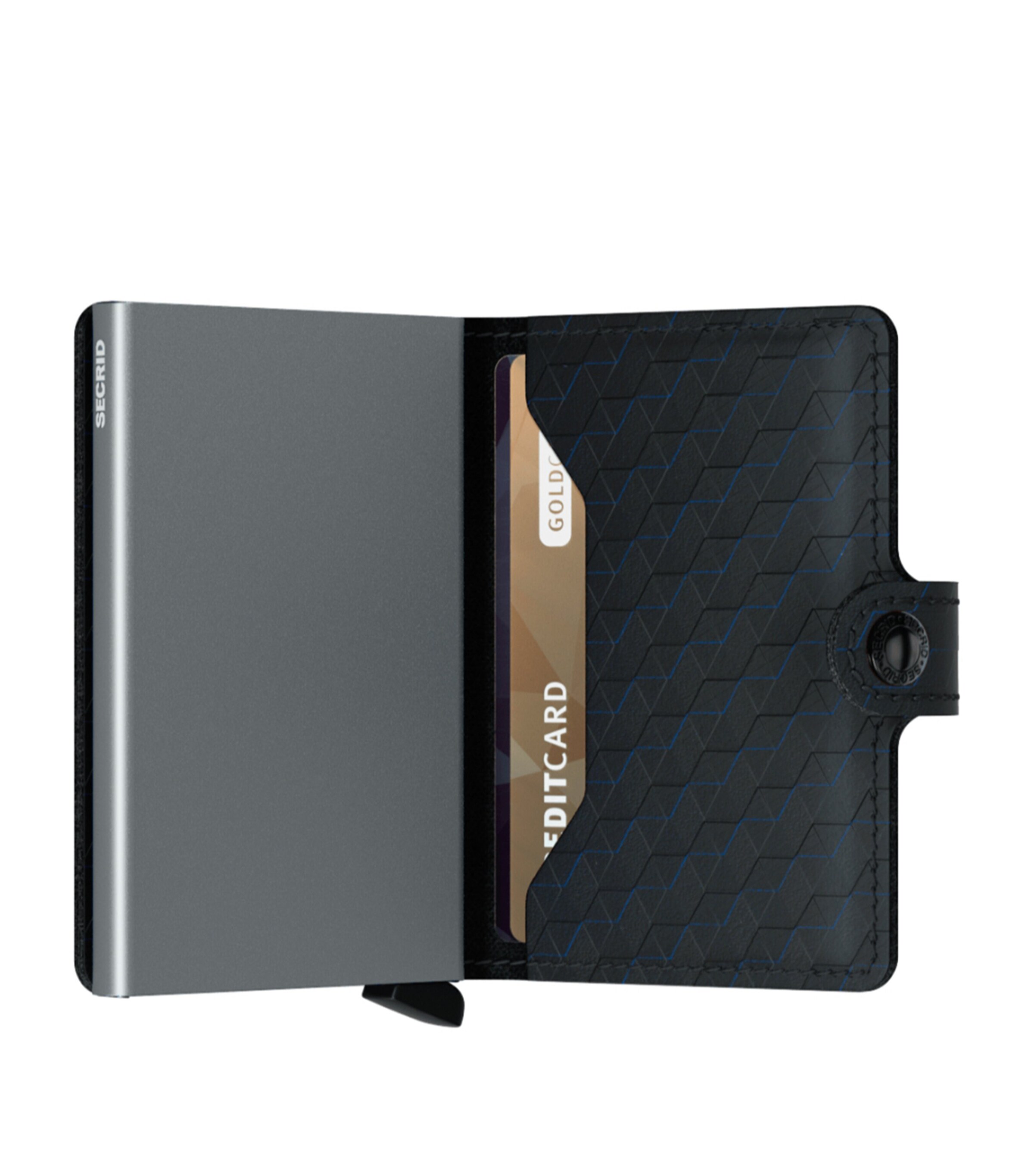 Leather Miniwallet BLACK TITANIUM Image 2