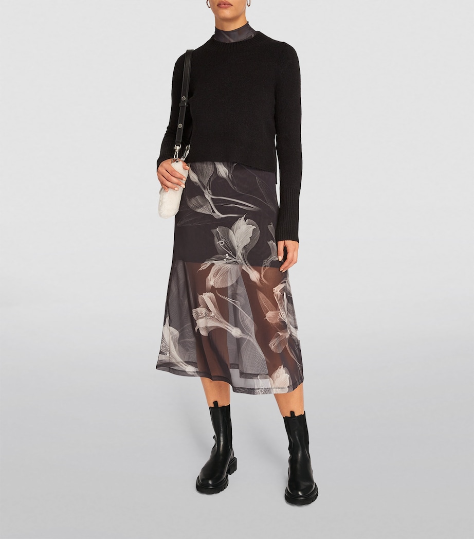 AllSaints Leather Hallie Boots Black Image 4